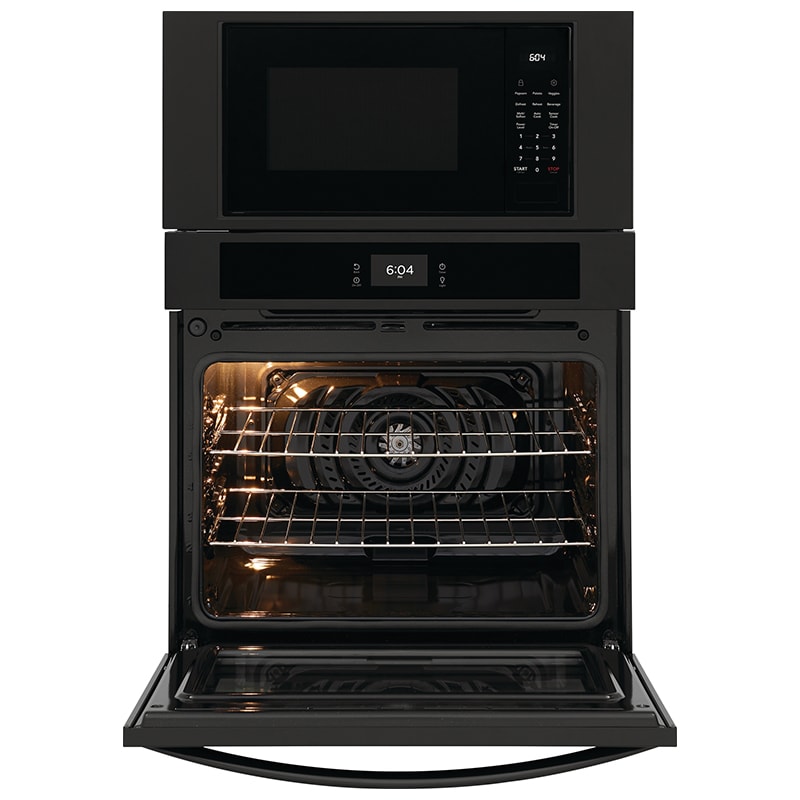 Frigidaire 30 in. 6.9 cu. ft. Electric Microwave/Wall Oven Combo with Standard Convection & Sensor Cooking - Black, Black, hires