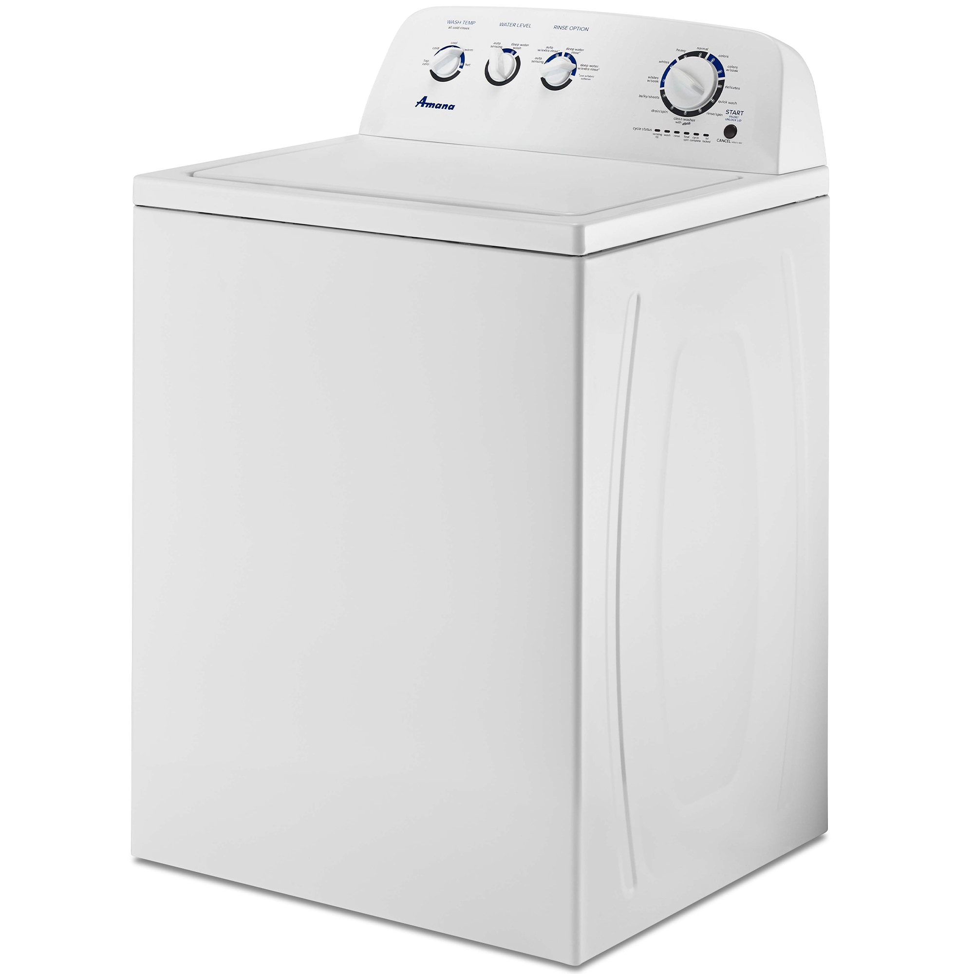 Amana 28 in. 3.8 cu. ft. Top Load Washer with High-Efficiency Agitator - White, , hires