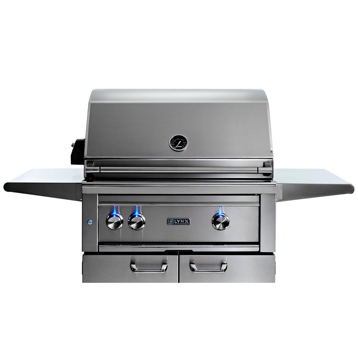 Lynx Professional 30 in. 2-Burner Liquid Propane Gas Grill with Rotisserie & Smoker Box - Stainless Steel, , hires