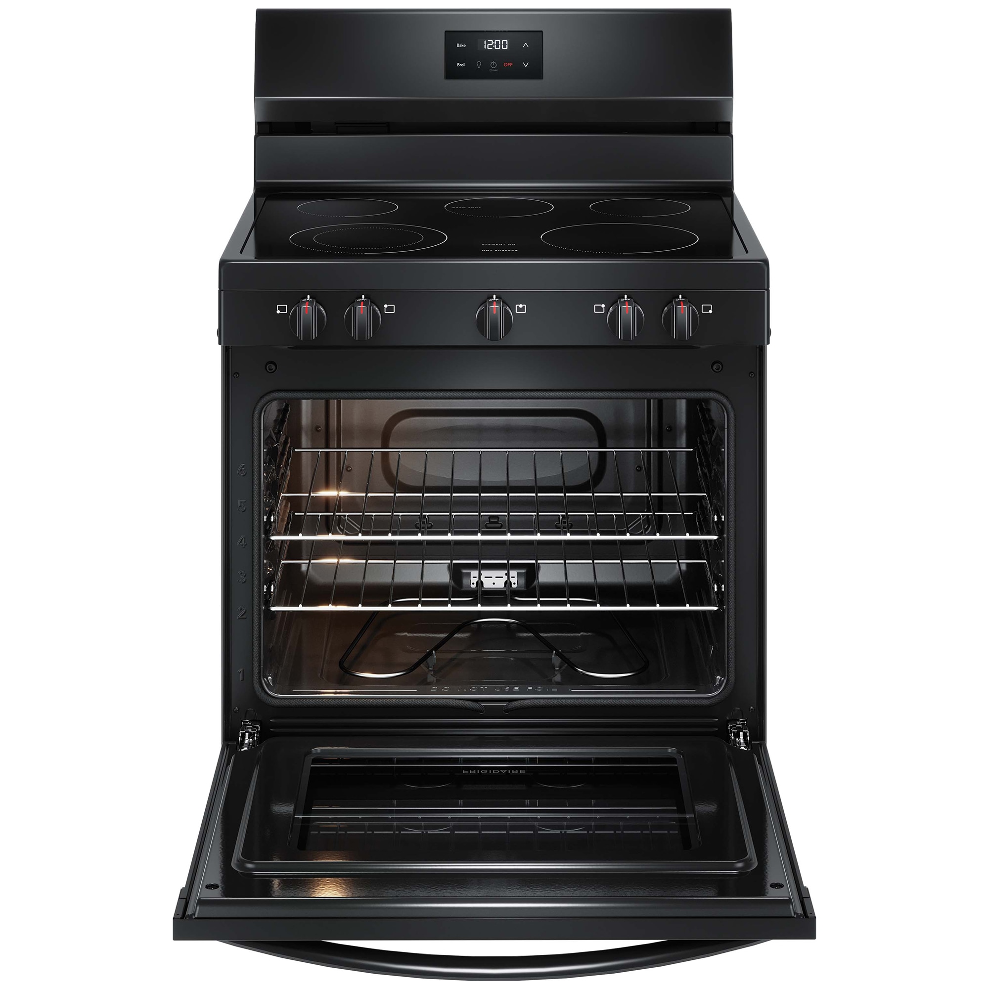 Frigidaire 30 in. 5.3 cu. ft. Electric Range with Smoothtop Burners - Black, Black, hires