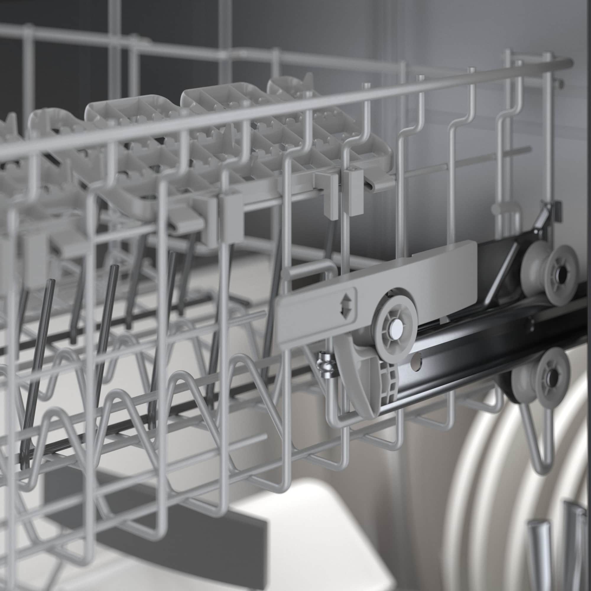 Bosch 800 Series 24 in. Top Control Smart Dishwasher with 42 dBa Sound Level, 3rd-Rack & CrystalDry - Custom Panel Ready, Custom Panel Required, hires