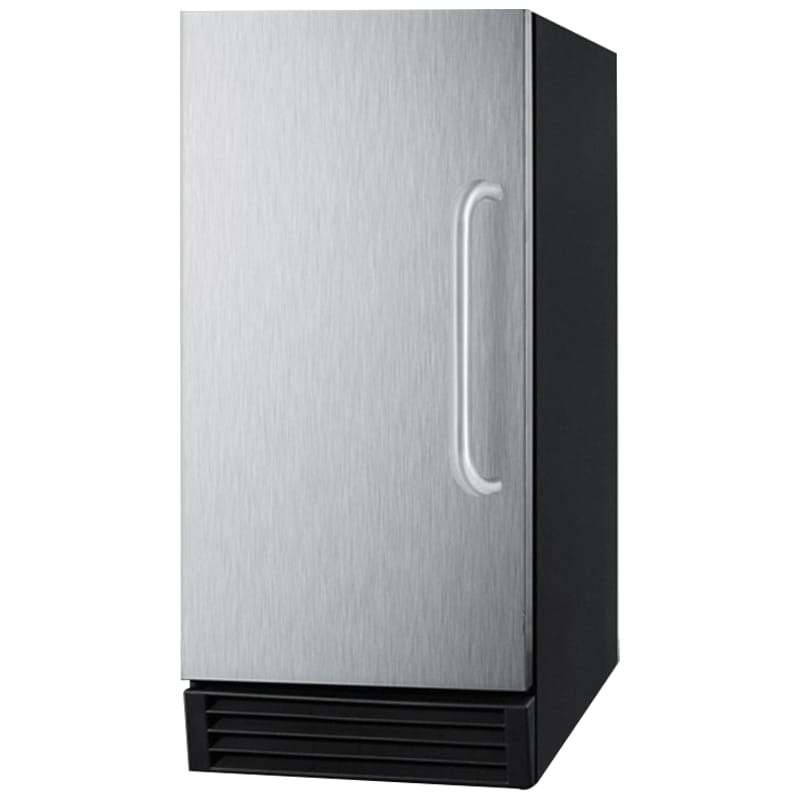 Summit 15 in. Built-In Undercounter Commercial-Use Ice Maker with 25 lb. Ice Storage, Auto-Defrost & Digital Control - Stainless Steel, , hires