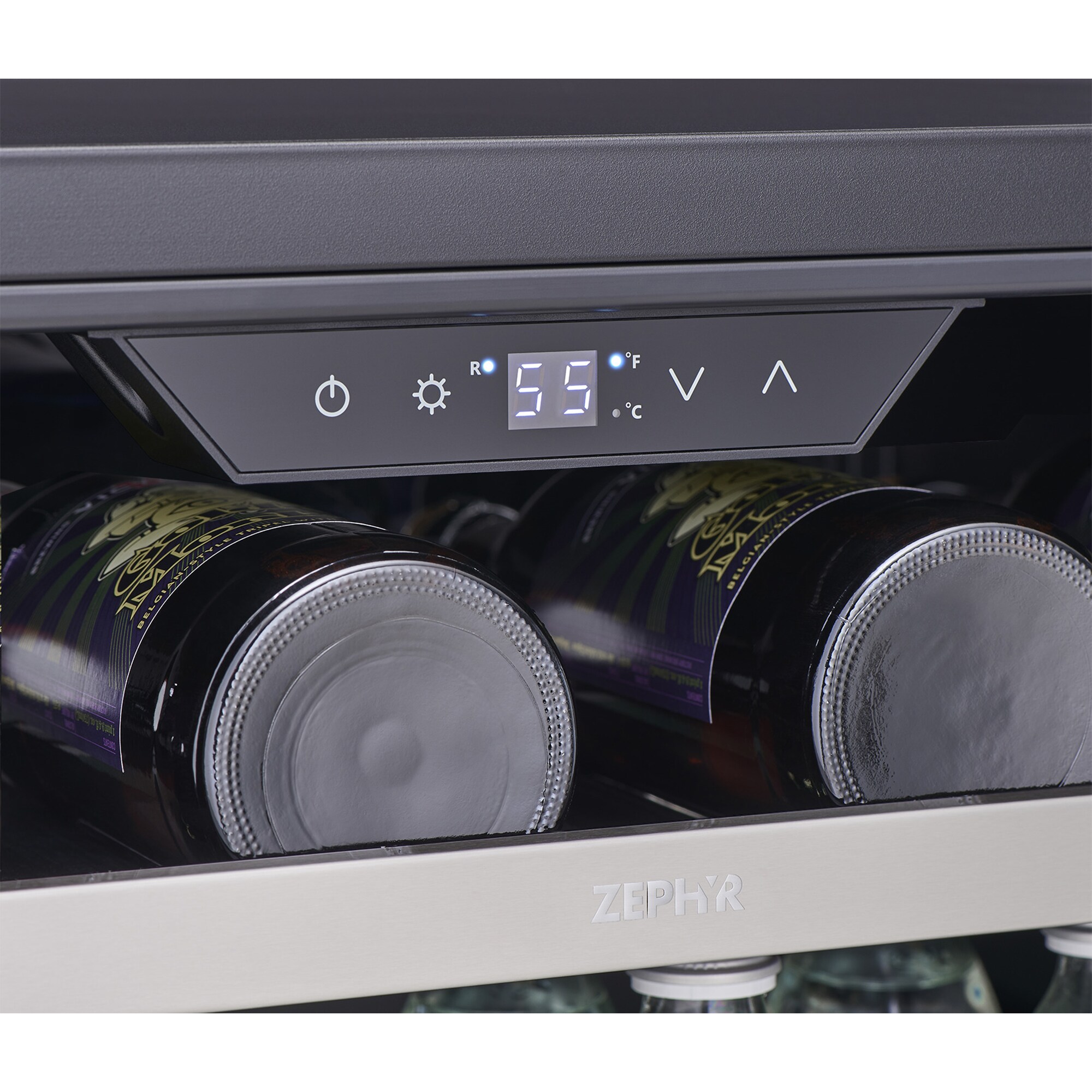 Zephyr Presrv 15 in. Undercounter Wine Cooler with Single Zone & 27