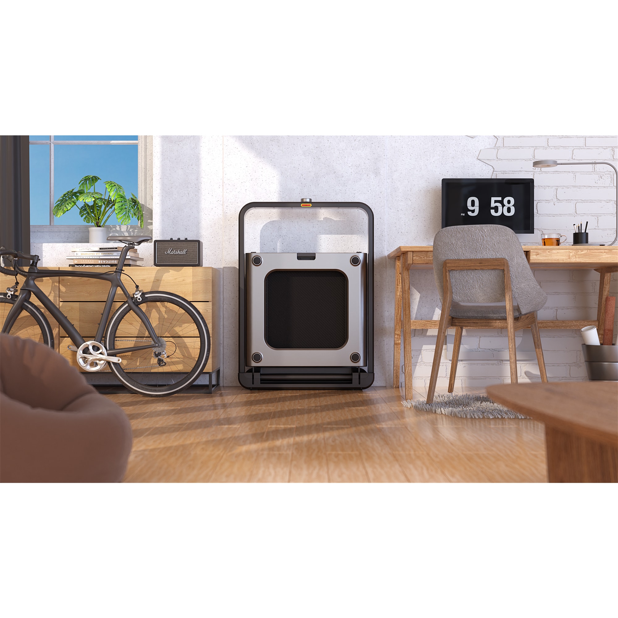 Kingsmith Double Fold And Stow Treadmill - Black, , hires