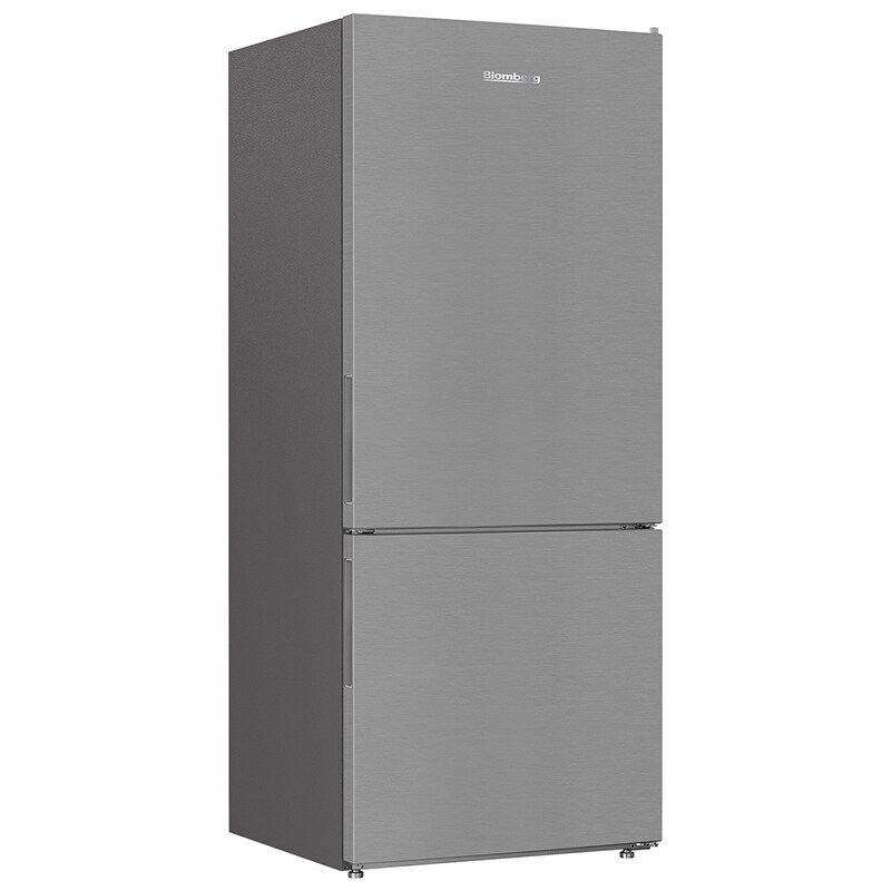 Blomberg 28 in. 13.8 cu. ft. Counter Depth Bottom Freezer Refrigerator with Ice Maker - Stainless Steel, , hires