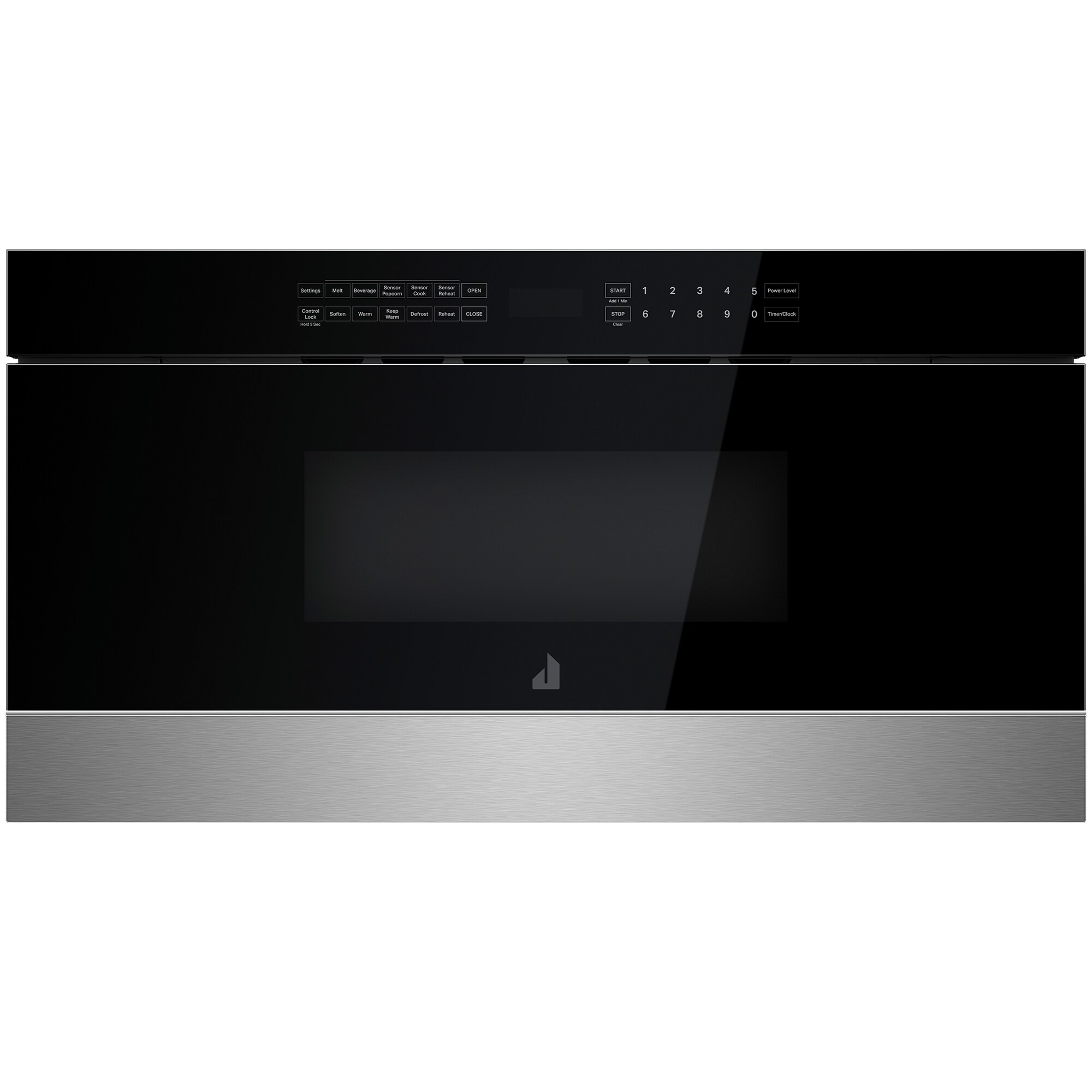 JennAir Noir 30 in. 1.2 cu. ft. 950W Drawer Microwave with Sensor Cooking - Floating Glass Black, , hires