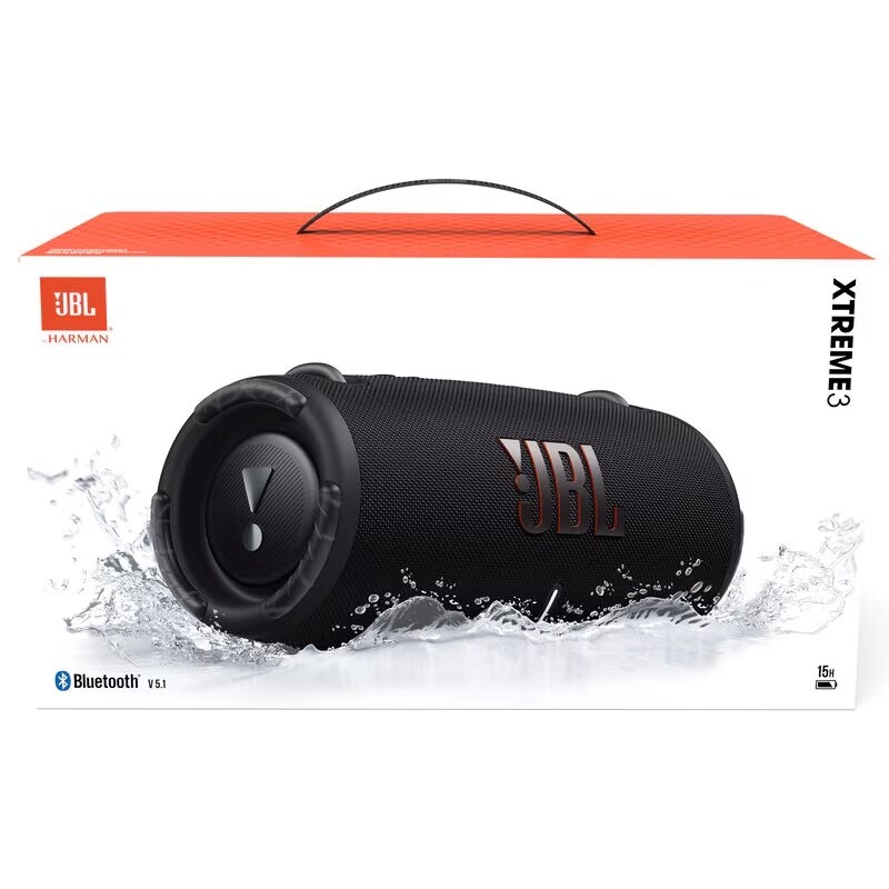 JBL Xtreme 3 Portable Rechargeable Waterproof Bluetooth Speaker - Black, Black, hires