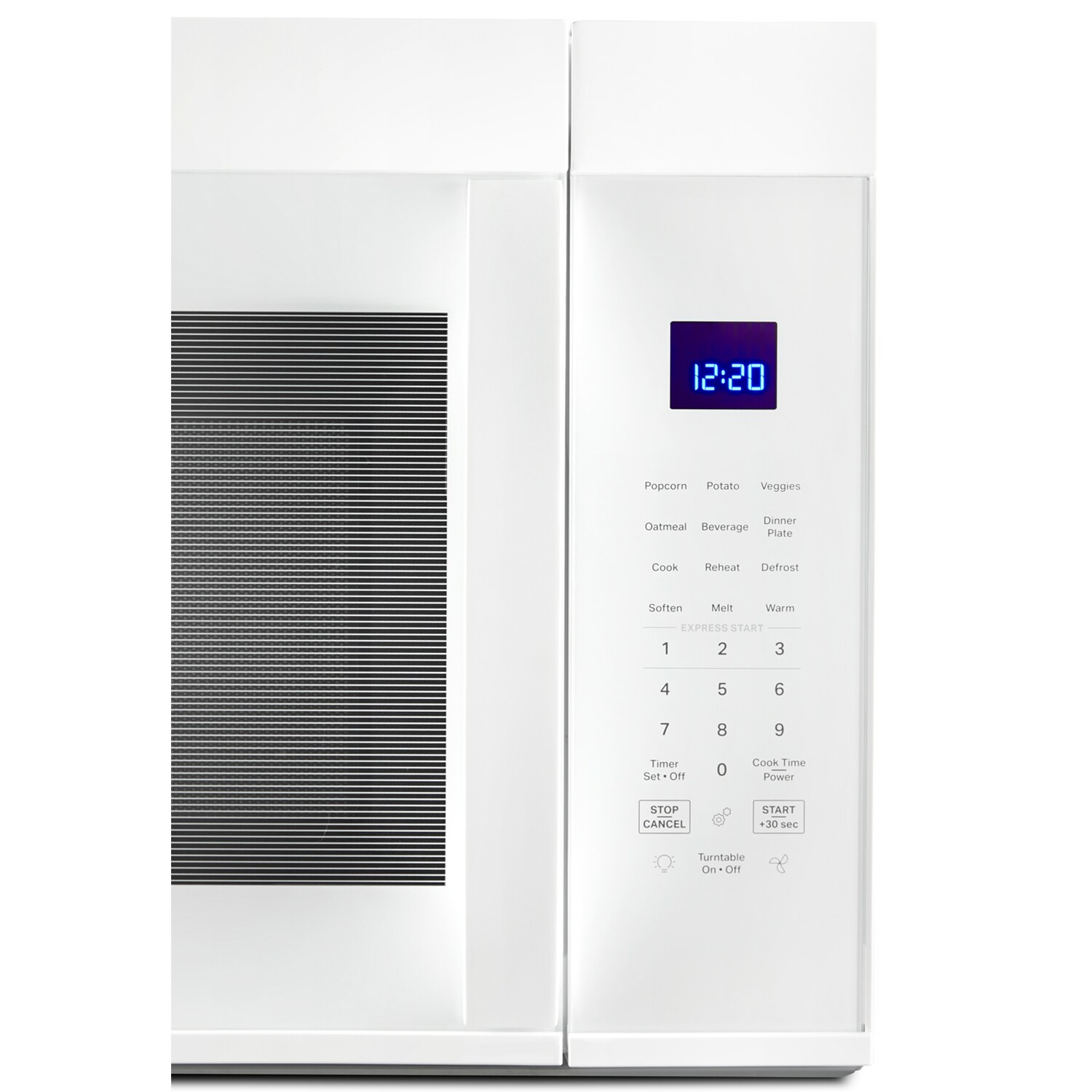 Whirlpool 30 in. 1.9 cu. ft. 1000W Over-the-Range Microwave with 300 CFM & Sensor Cooking - White, White, hires