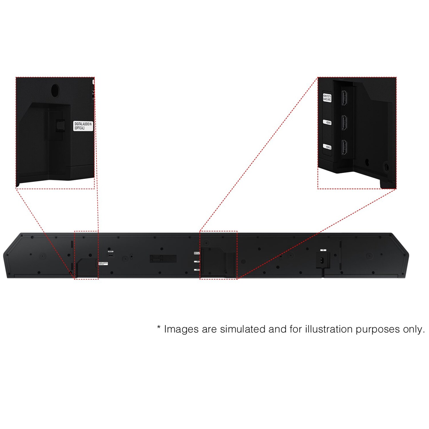 Samsung Q-Series 11.1.4 Channel Dolby Atmos Smart Sound Bar with Bluetooth & Wireless Subwoofer - Graphite Black, , hires