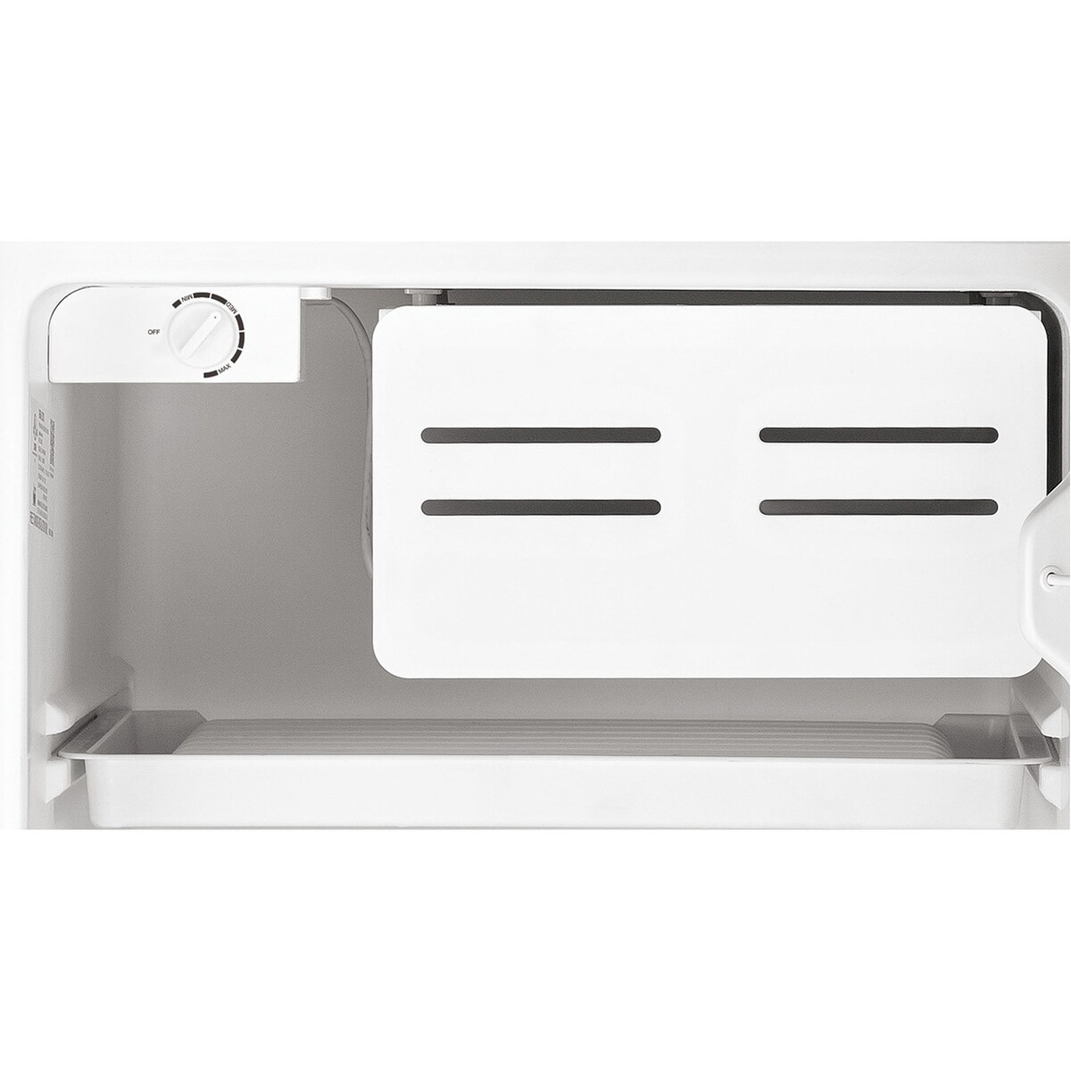 GE 20 in. 4.4 cu. ft. Mini Fridge with Freezer Compartment - Clean Steel, Clean Steel, hires