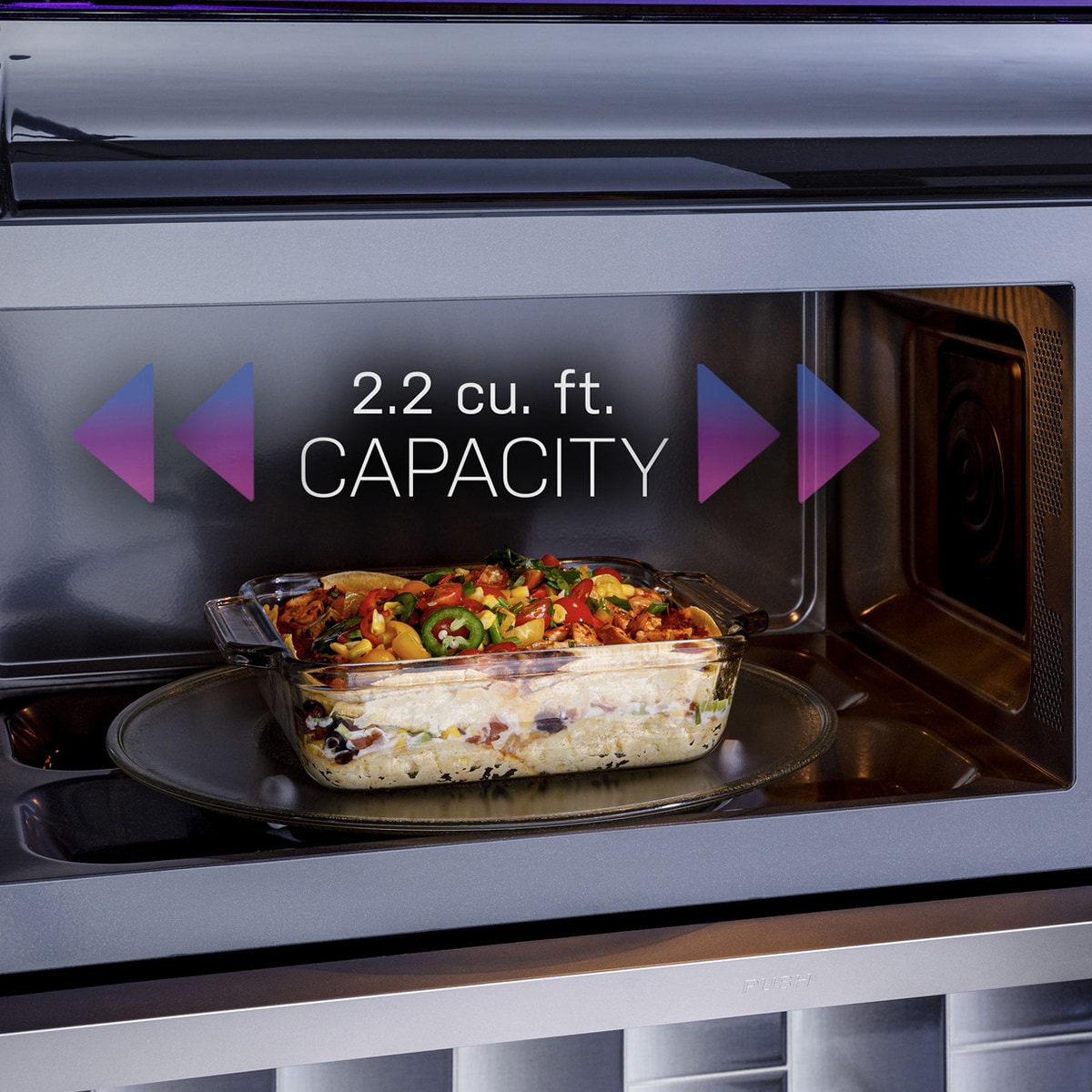 GE Profile 30 in. 2.2 cu. ft. 1000W Over-the-Range Microwave with 400 CFM & Sensor Cooking - Stainless Steel, , hires