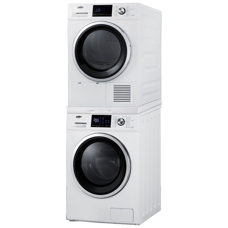 Summit 24 in. Washer/Dryer Stacking Kit - White | P.C. Richard & Son