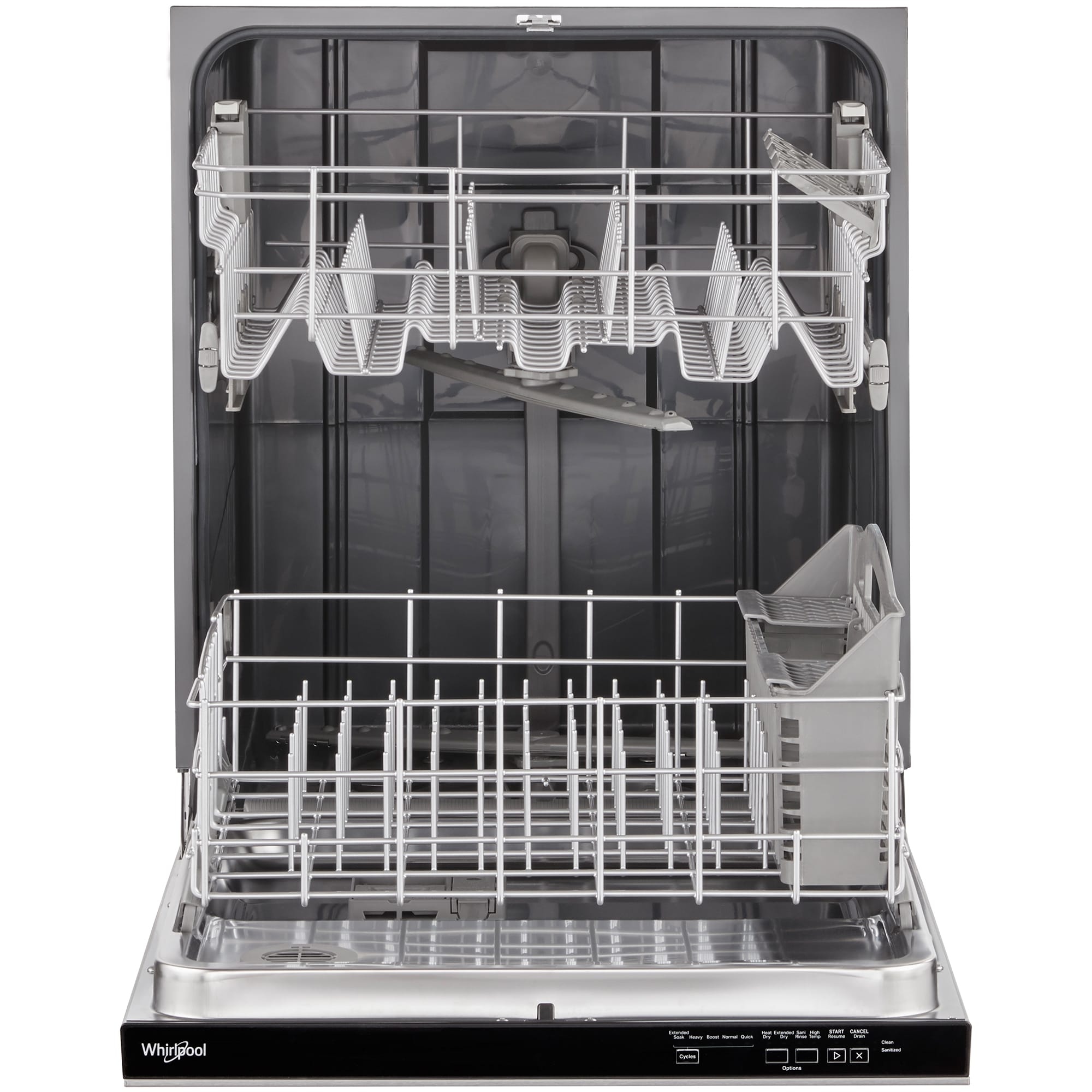 Whirlpool 24 in. Top Control Dishwasher with 55 dBa Sound Level & Pocket - Stainless Steel, Stainless Steel, hires