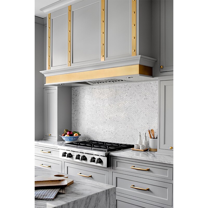 Wolf 34 in. Ducted Standard Style Range Hood with 2 LED Lights - Stainless Steel, , hires