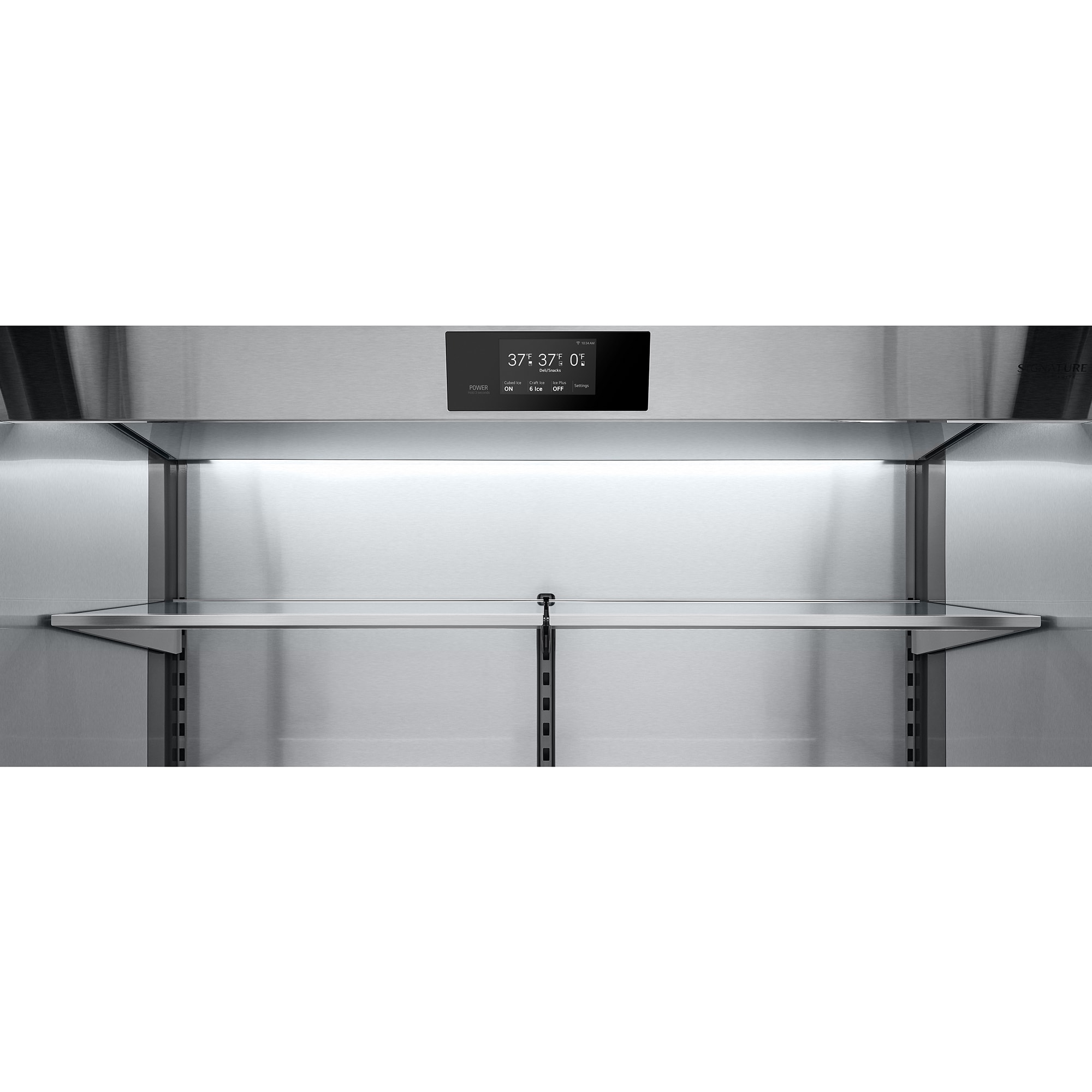 Signature Kitchen Suite 48 in. 26.0 cu. ft. Built-In Smart Counter Depth 6-Door French Door Refrigerator with Internal Water Dispenser - Stainless Steel, , hires