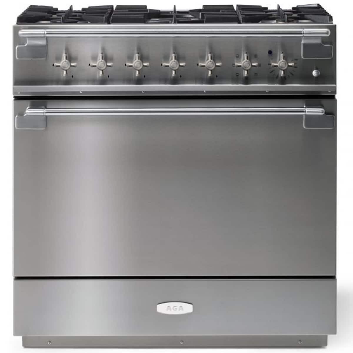 AGA Elise 36 in. 4.5 cu. ft. True European Convection Dual Fuel Range with 5 Sealed Burners - Stainless Steel, , hires
