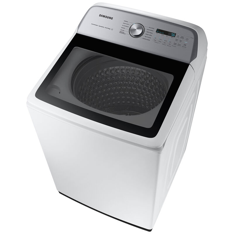 Samsung 27 in. 5.5 cu. ft. Smart Top Load Washer with Super Speed Wash - White, White, hires