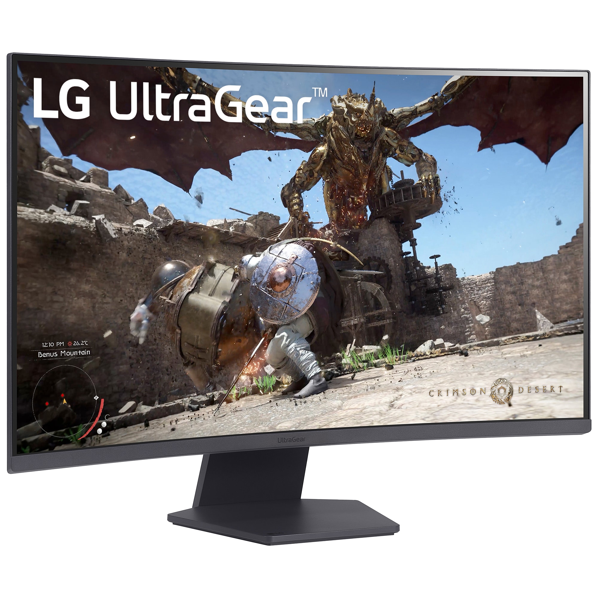 LG 32'' UltraGear Full HD 180Hz 1ms AMD FreeSync HDR10 1000R Curved Gaming Monitor, , hires