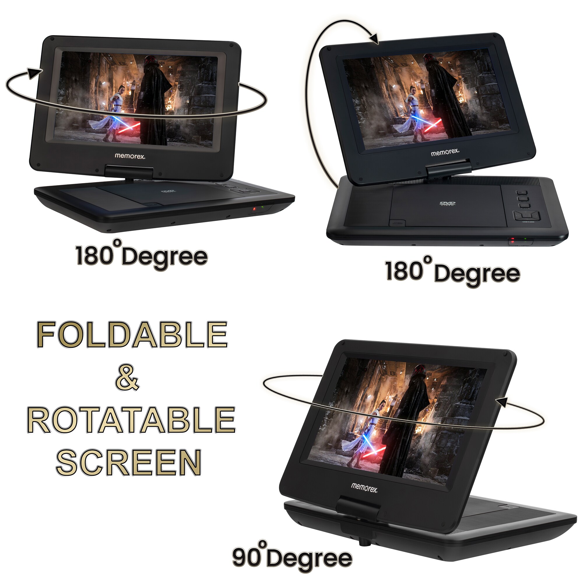 Memorex 10.1" Portable DVD Player, , hires