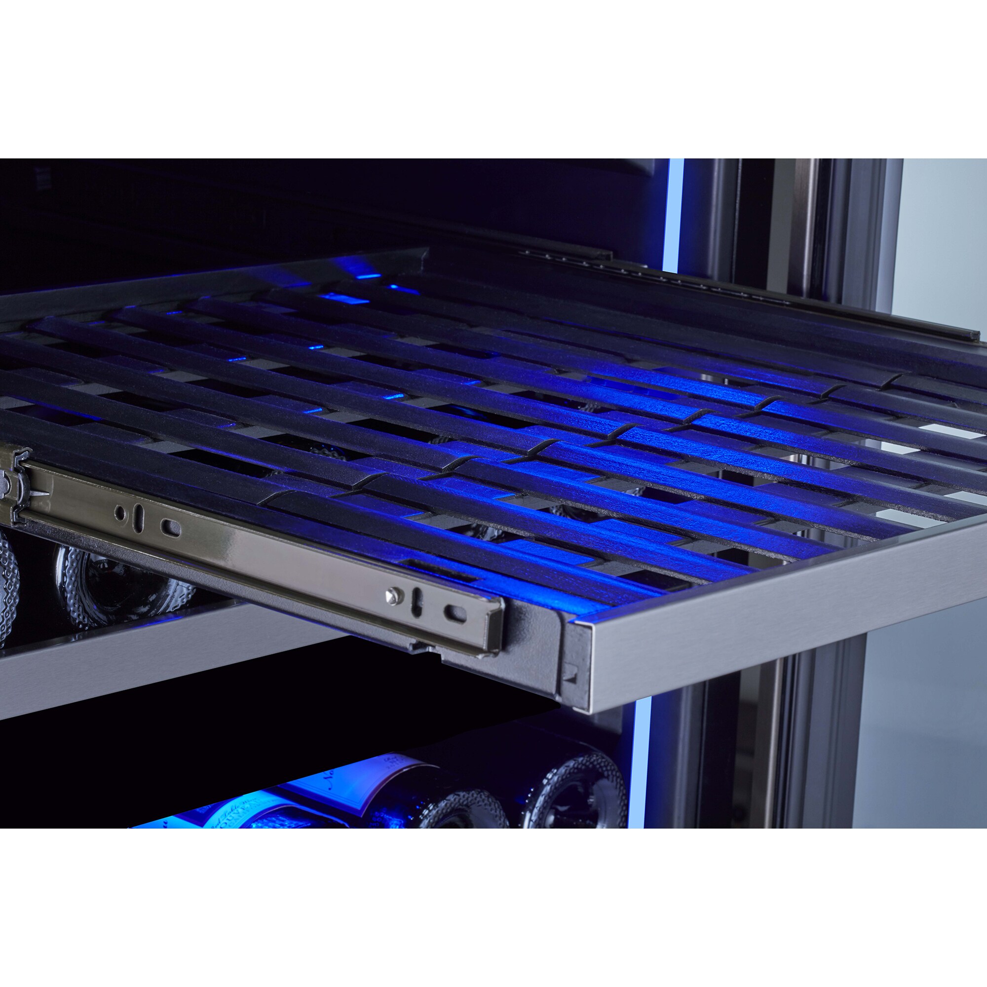 Zephyr Presrv Series 24 in. Wine Cooler with Wood Racks, Single Temperature Zone & 142 Bottle Capacity - Stainless Steel, , hires