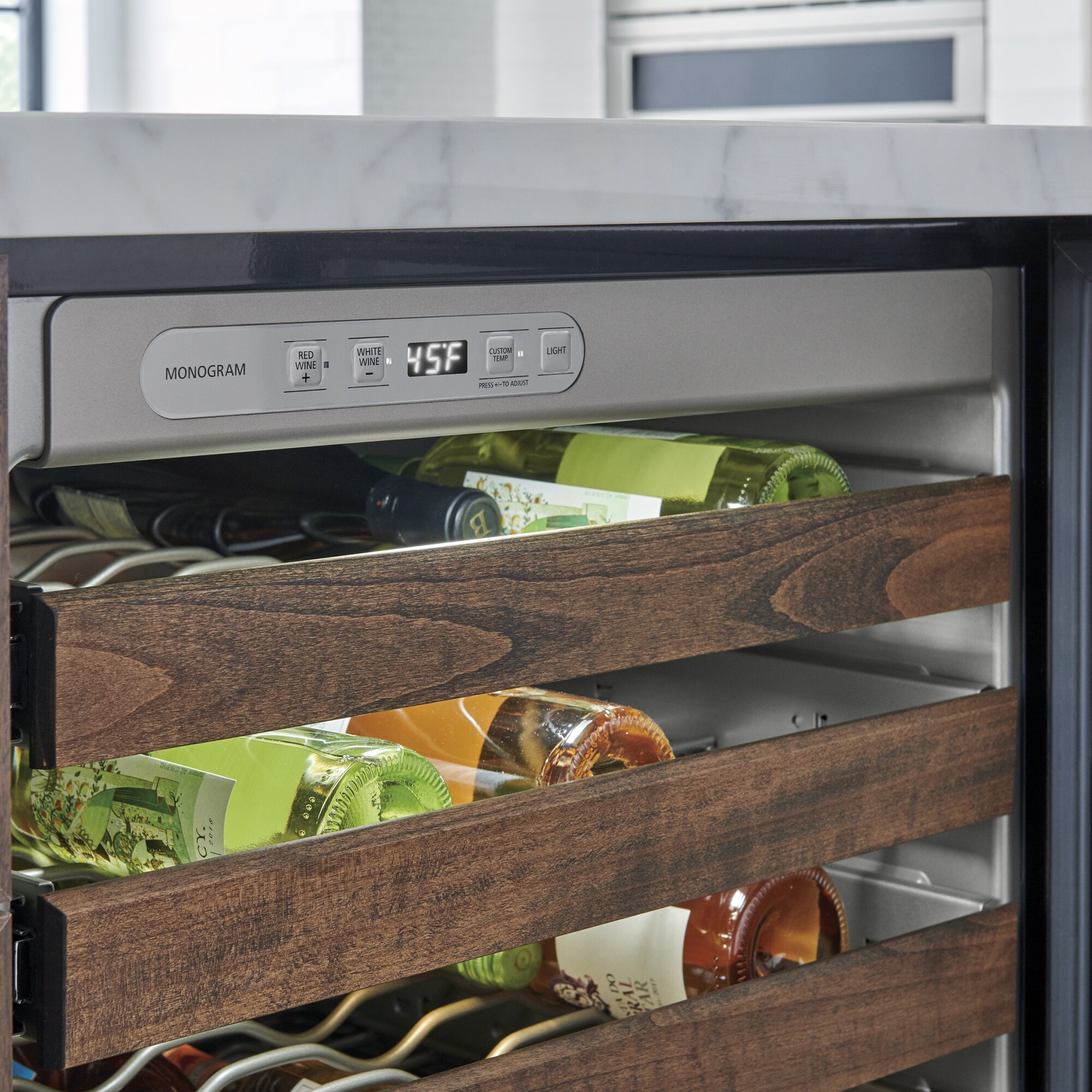 Monogram 24 in. Undercounter Wine Cooler with Single Zone & 57 Bottle
