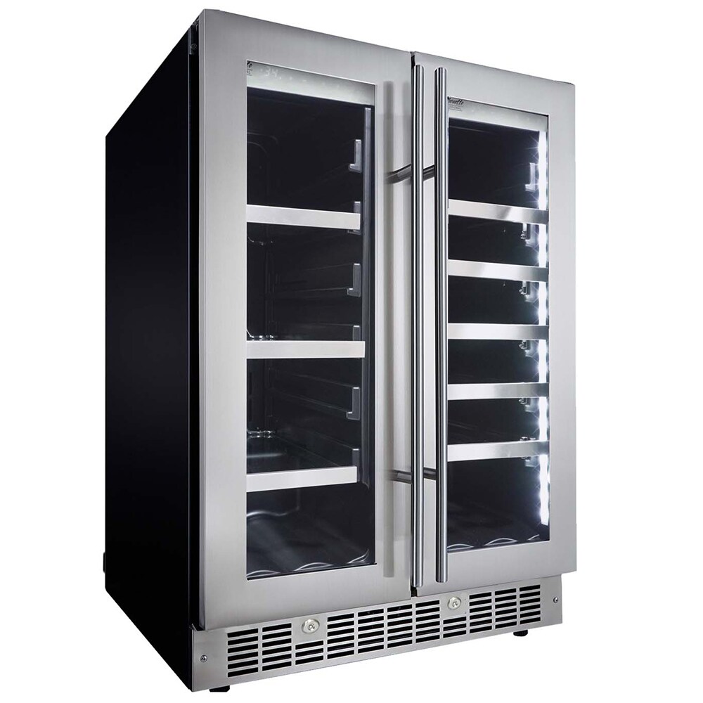 Danby Appliances 24 in. Built-In 4.5 cu. ft. Compact Beverage Center with Adjustable Shelves & Digital Control - Stainless Steel, , hires