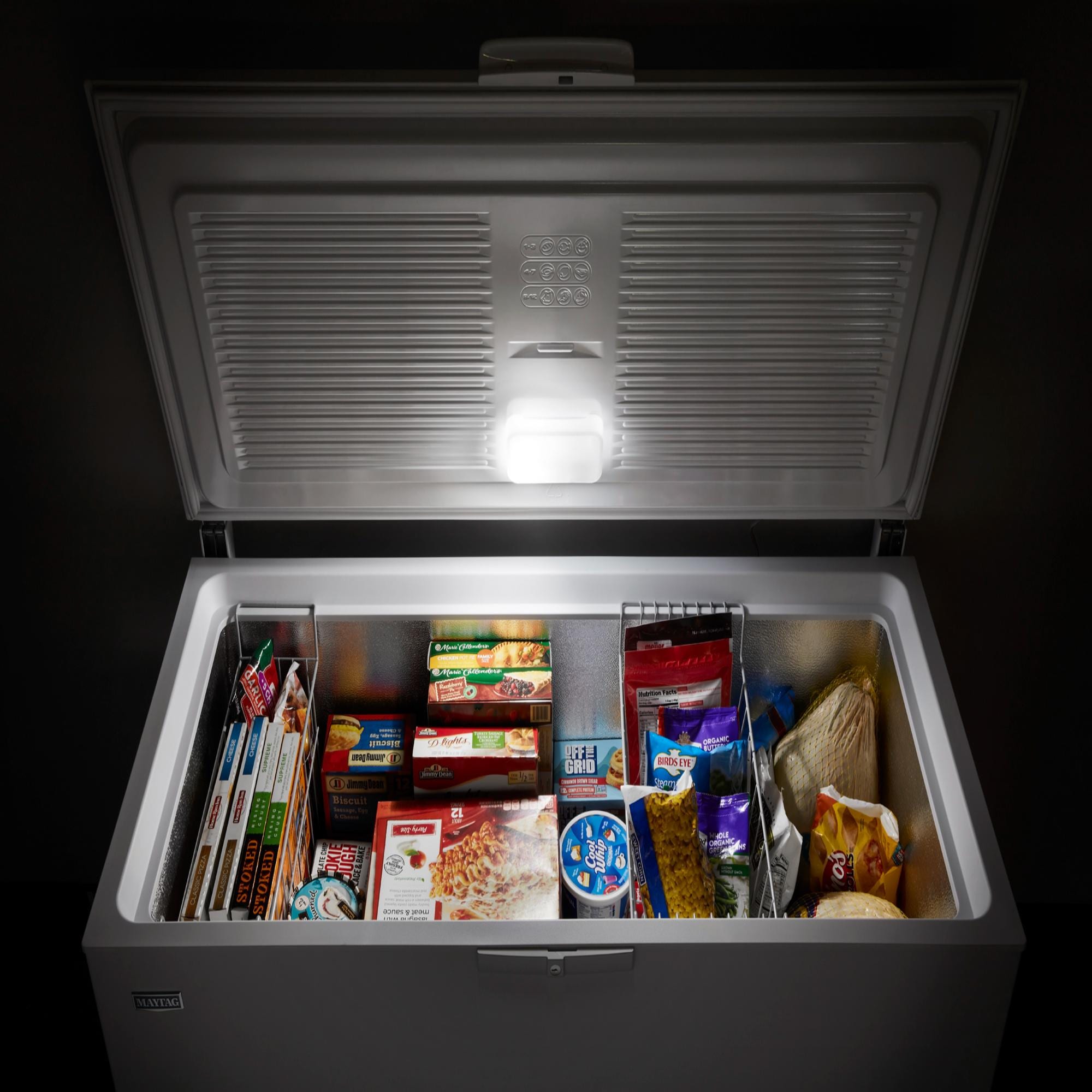 Maytag 55 in. 16.0 cu. ft. Garage-Ready Chest Freezer - White, , hires