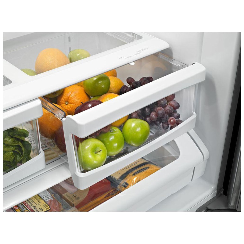 Maytag 30 in. 18.6 cu. ft. Bottom Freezer Refrigerator with Ice Maker - Fingerprint Resistant Stainless Steel, , hires