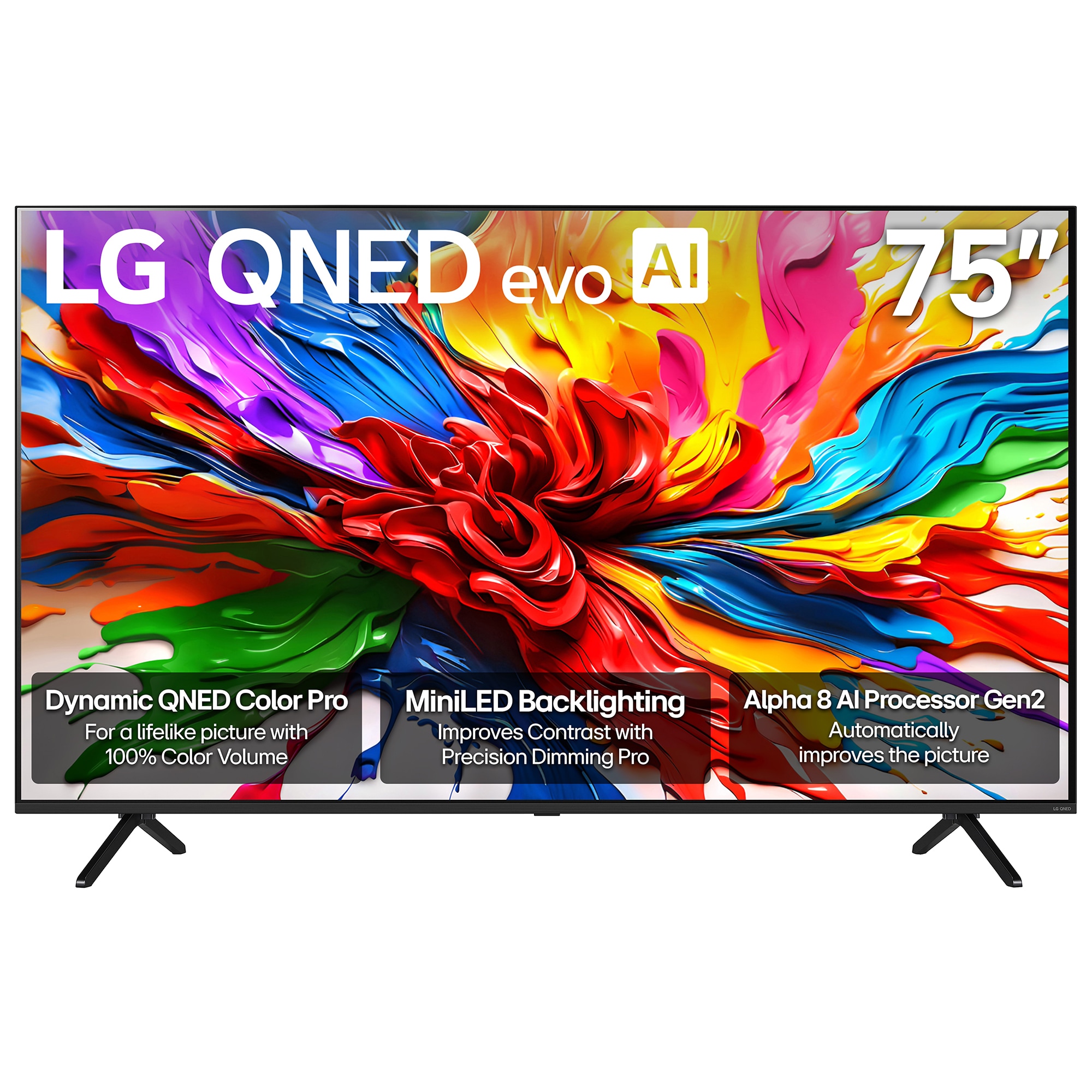 LG - 75" Class QNED92A Series QNED Mini-LED 4K UHD Smart webOS TV, , hires