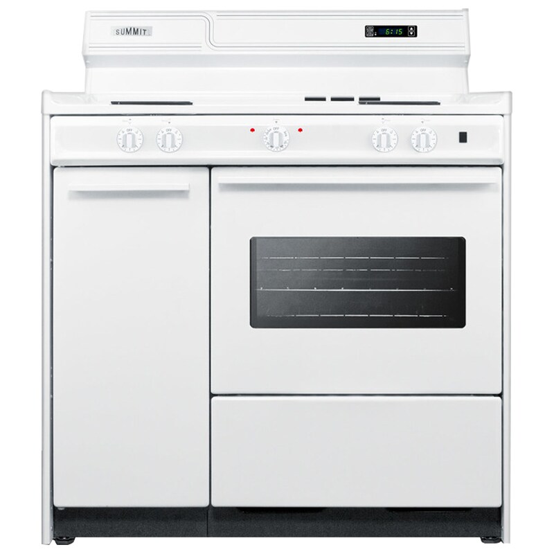 Summit 36 in. 2.9 cu. ft. Electric Range with Coil Burners - White, , hires