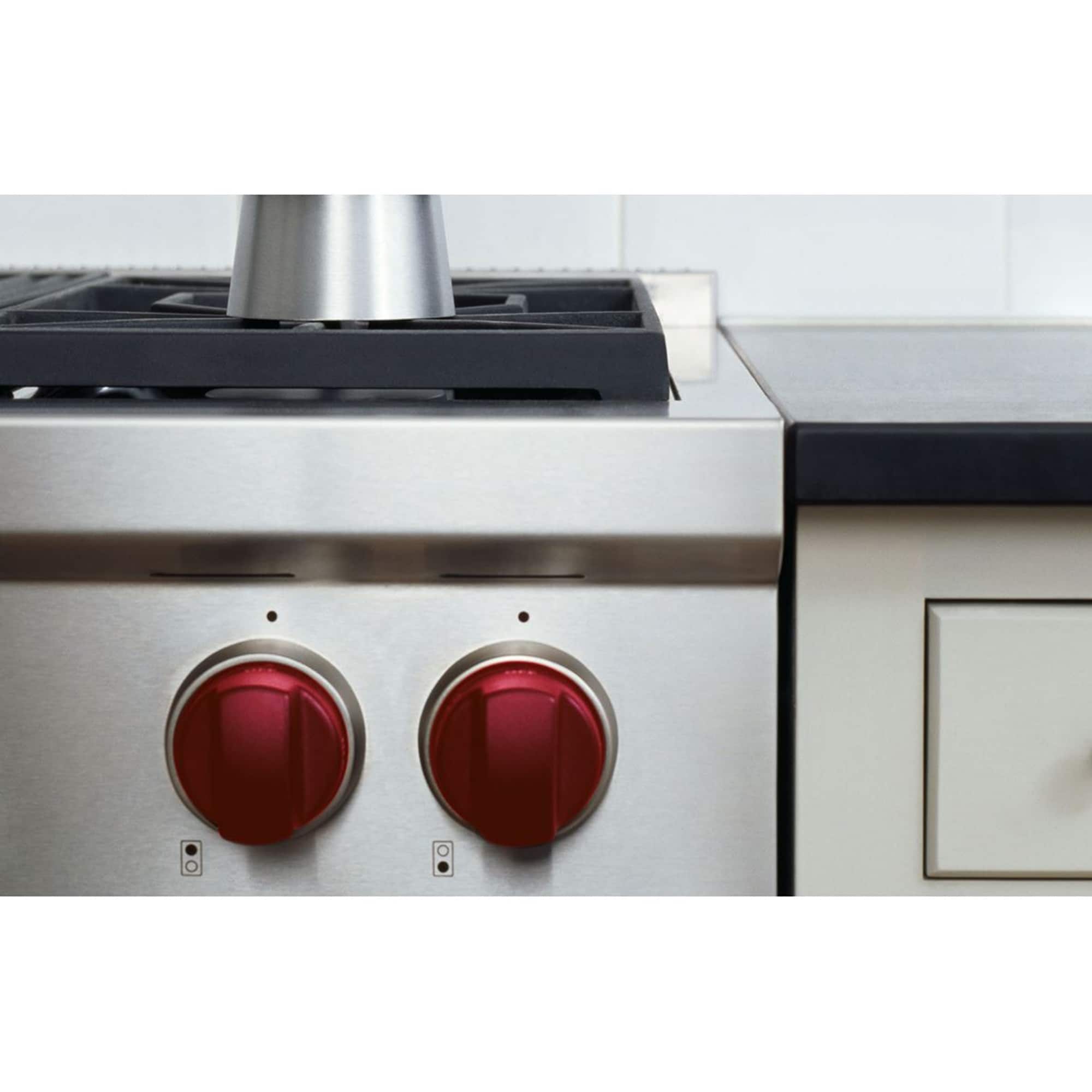 Wolf Red Knob Kit for 48" and 60" All Gas Range - Charge Option, , hires