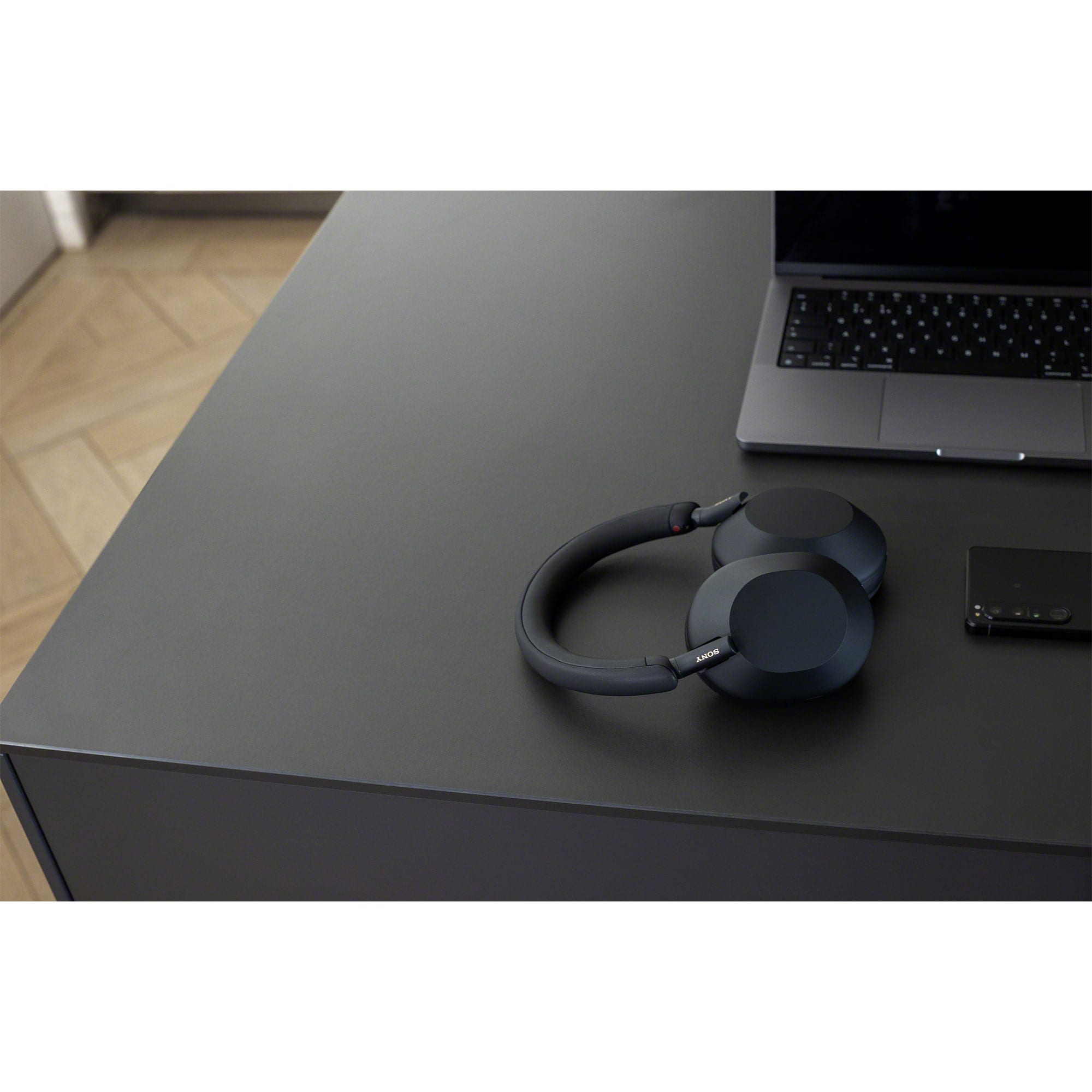 Sony - WH-1000XM5 Wireless Noise-Canceling Over-the-Ear Headphones - Black, , hires