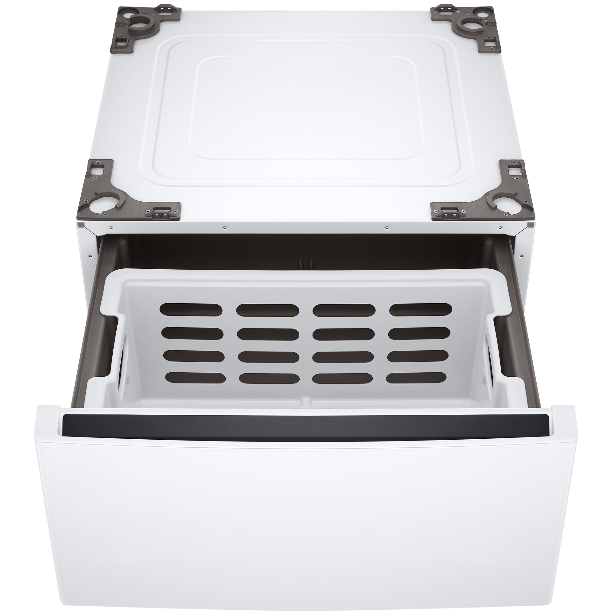 LG 27 in. Pedestal Storage Drawer with Basket - White, , hires