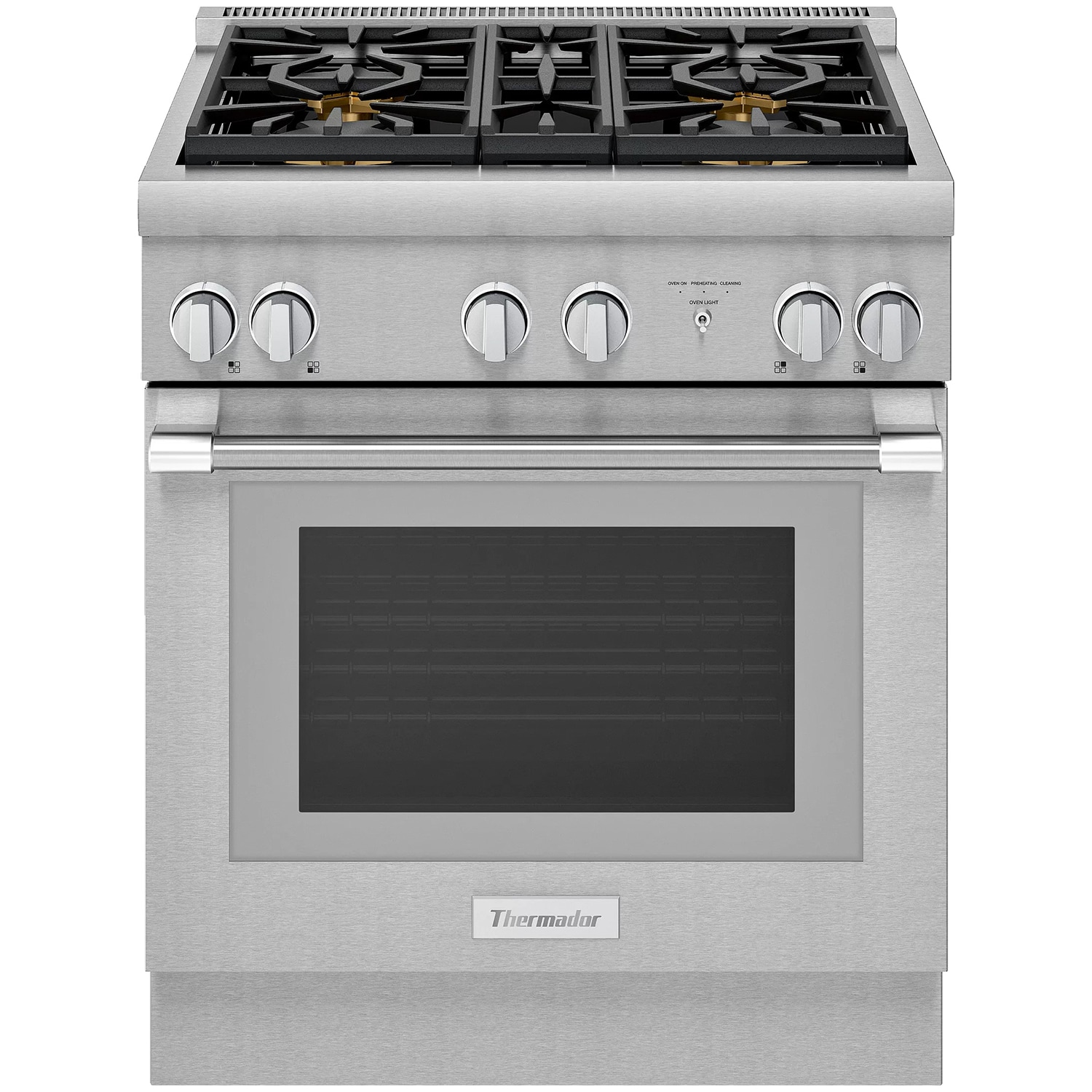 Thermador Pro Harmony Professional Series 30 in. 4.4 cu. ft. True European Convection Dual Fuel Range with 4 Sealed Burners - Stainless Steel, , hires
