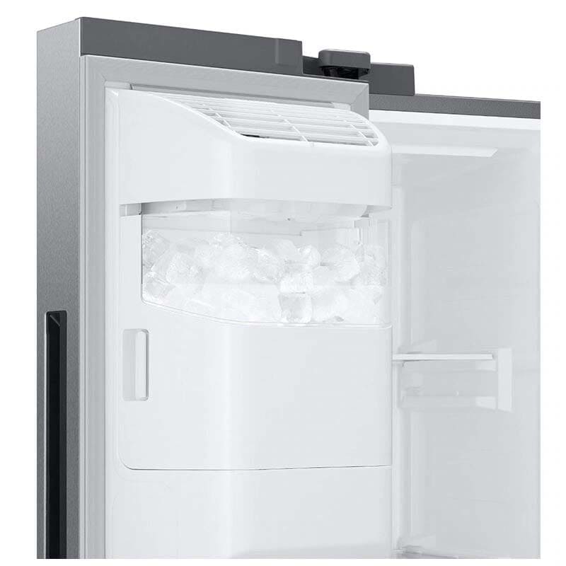 Samsung 36 in. 22 cu. ft. Smart Counter Depth Side by Side Refrigerator with Ice & Water Dispenser - Stainless Steel, Stainless Steel, hires