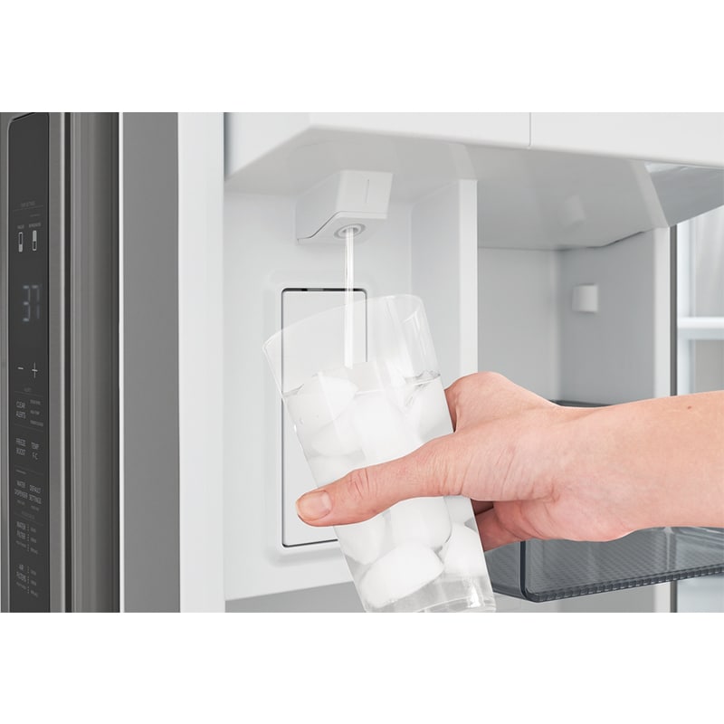 Frigidaire Professional 36 in. 23.3 cu. ft. Counter Depth French Door Refrigerator with Internal Water Dispenser - Stainless Steel, , hires