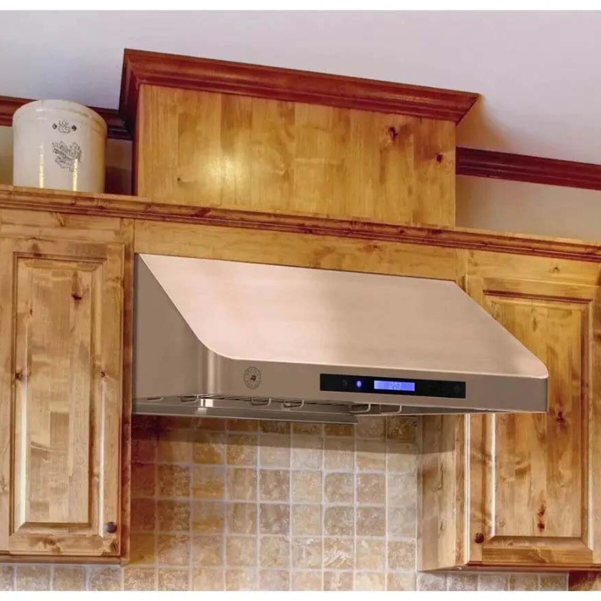 Brama 36 in. Standard Style Range Hood with 4 Speed Settings, 475 CFM & 2 LED Lights - Stainless Steel, , hires