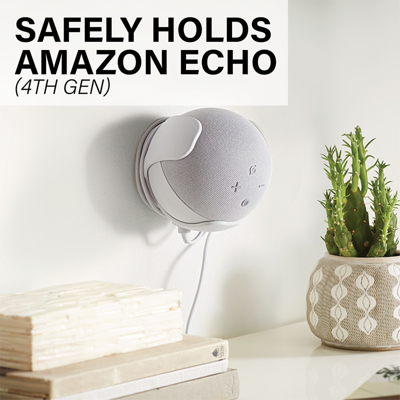 Sanus 4th Gen Echo Dot Mount - White, , hires