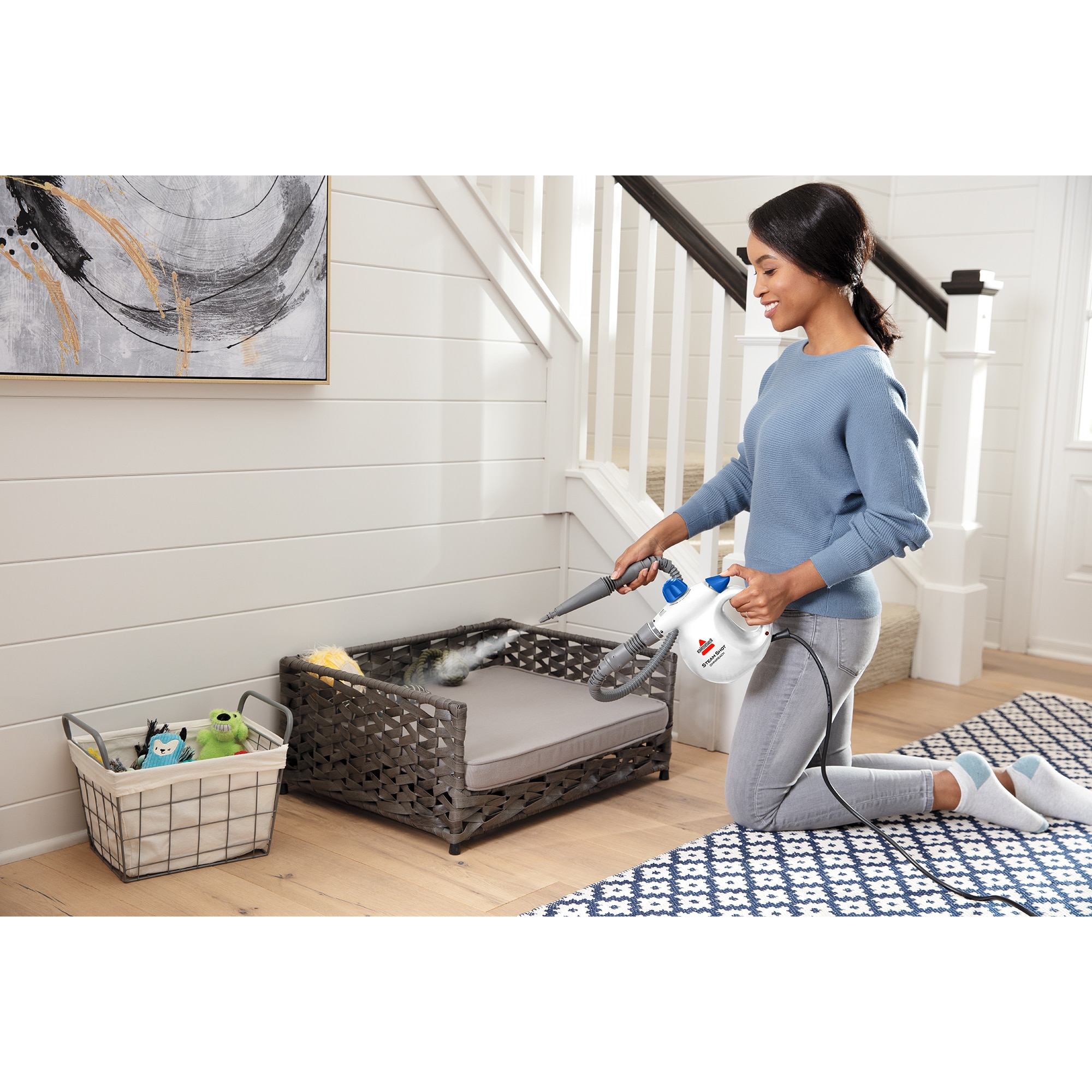 Bissell Steam Shot Deluxe Handheld Steam Cleaner - Comes with Nine Tools, , hires