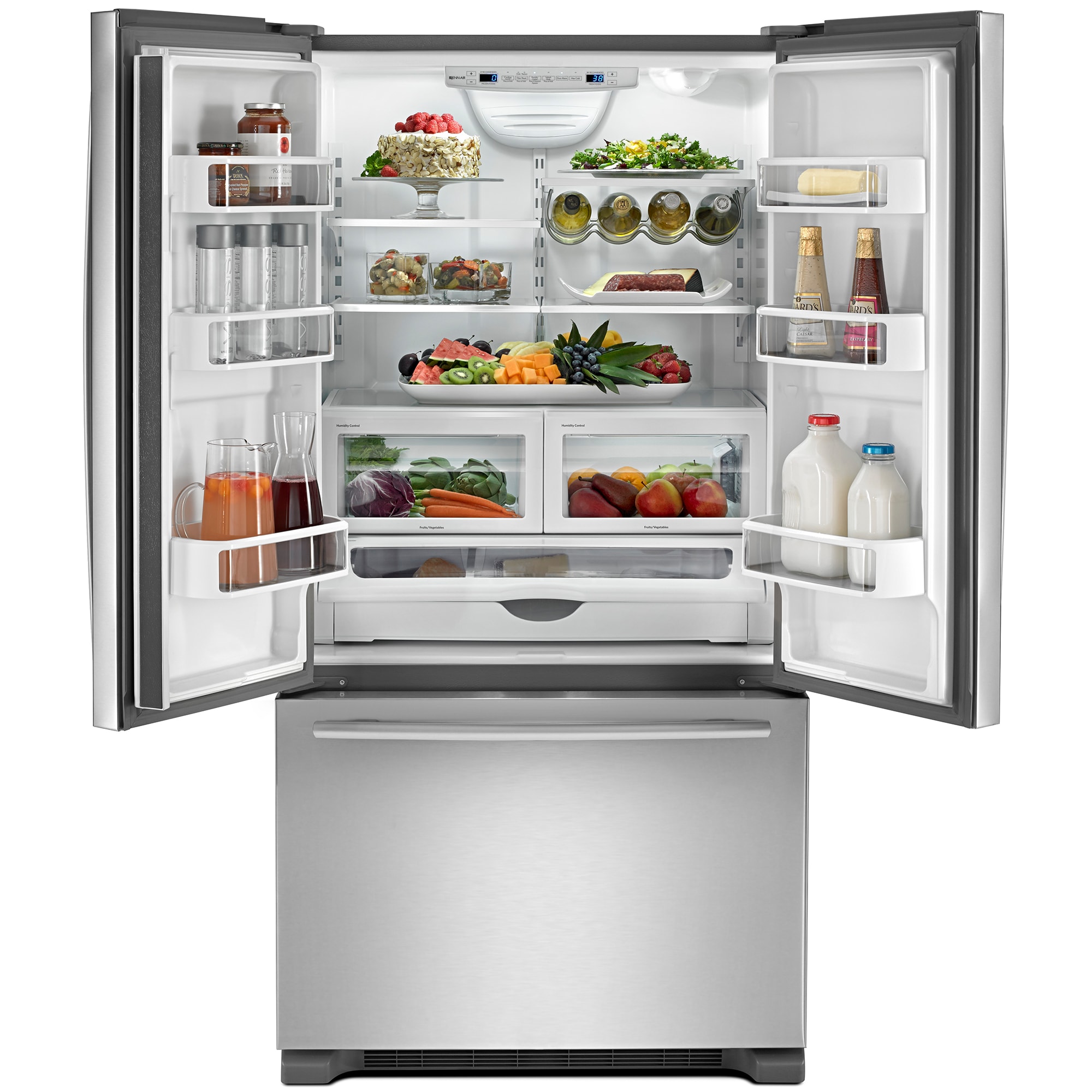 JennAir 36 in. 21.9 cu. ft. Counter Depth French Door Refrigerator with