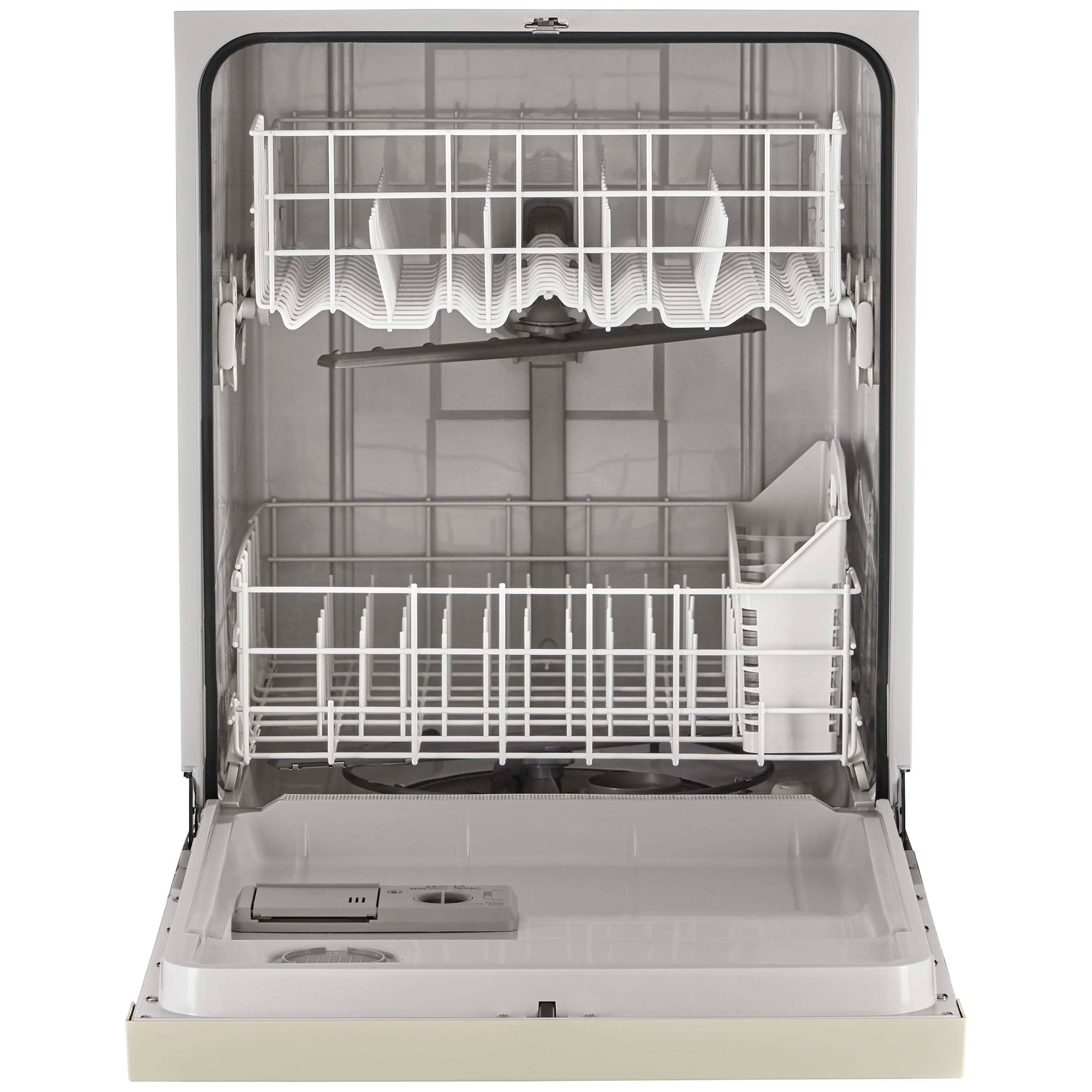 Whirlpool 24 in. Front Control Dishwasher with 57 dBa Sound Level & Pocket - Biscuit, Biscuit, hires