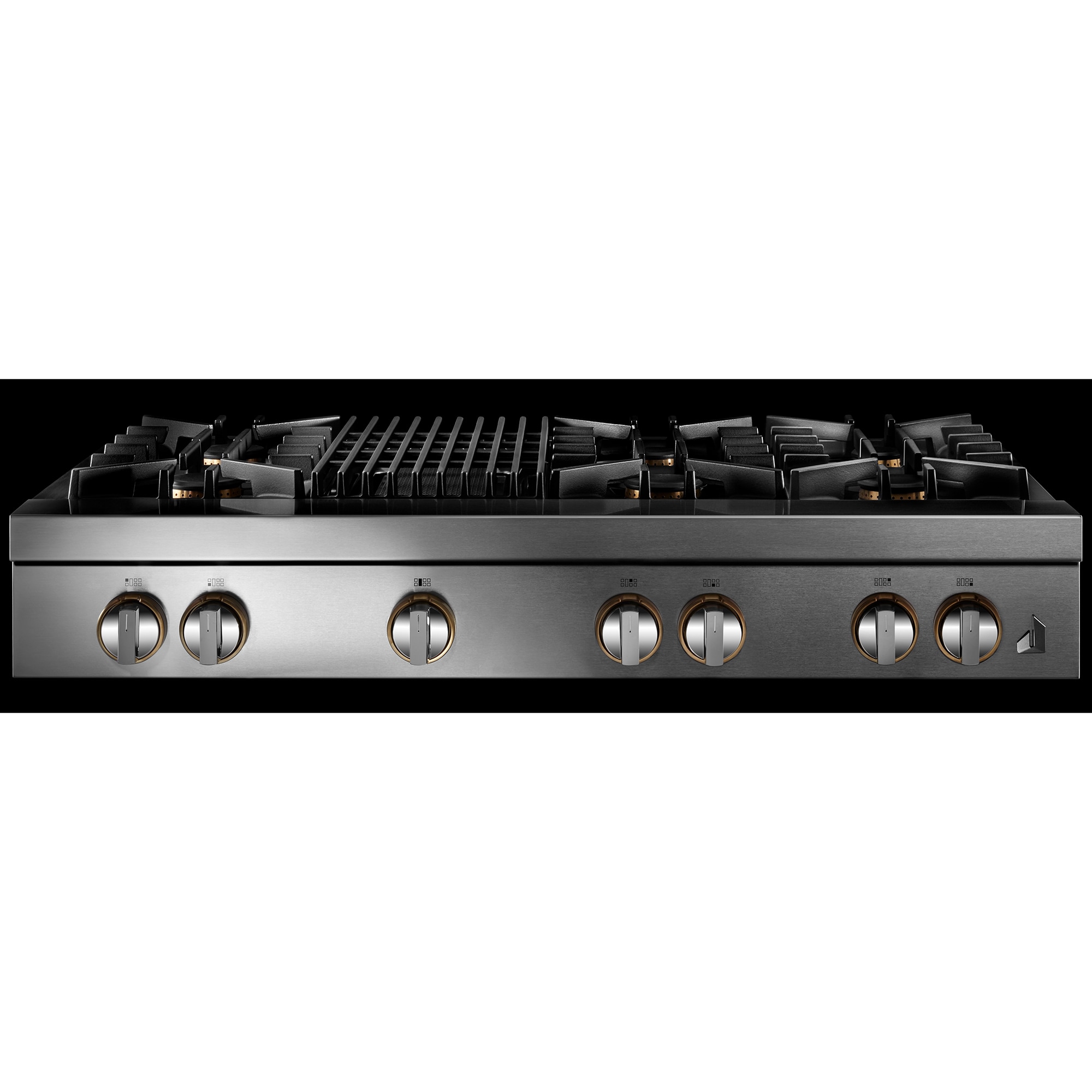 JennAir Rise 48 in. 6-Burner Natural Gas Rangetop with Grill, Simmer Burner & Power Burner - Stainless Steel, , hires