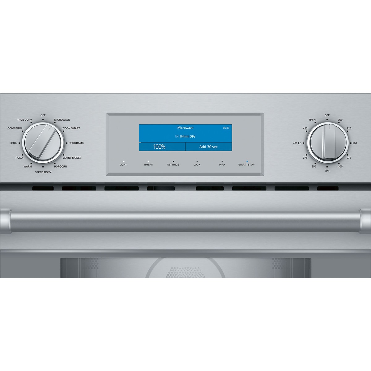 Thermador Professional Series 30 in. 1.6 cu. ft. 1000W Built-In Microwave with Convection & Sensor Cooking - Stainless Steel, , hires