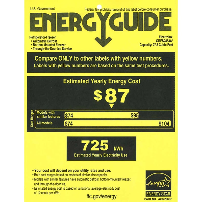 Frigidaire Gallery 36 in. 27.8 cu. ft. French Door Refrigerator with Ice & Water Dispenser - Smudge-Proof Black SS, Smudge-Proof Black SS, hires