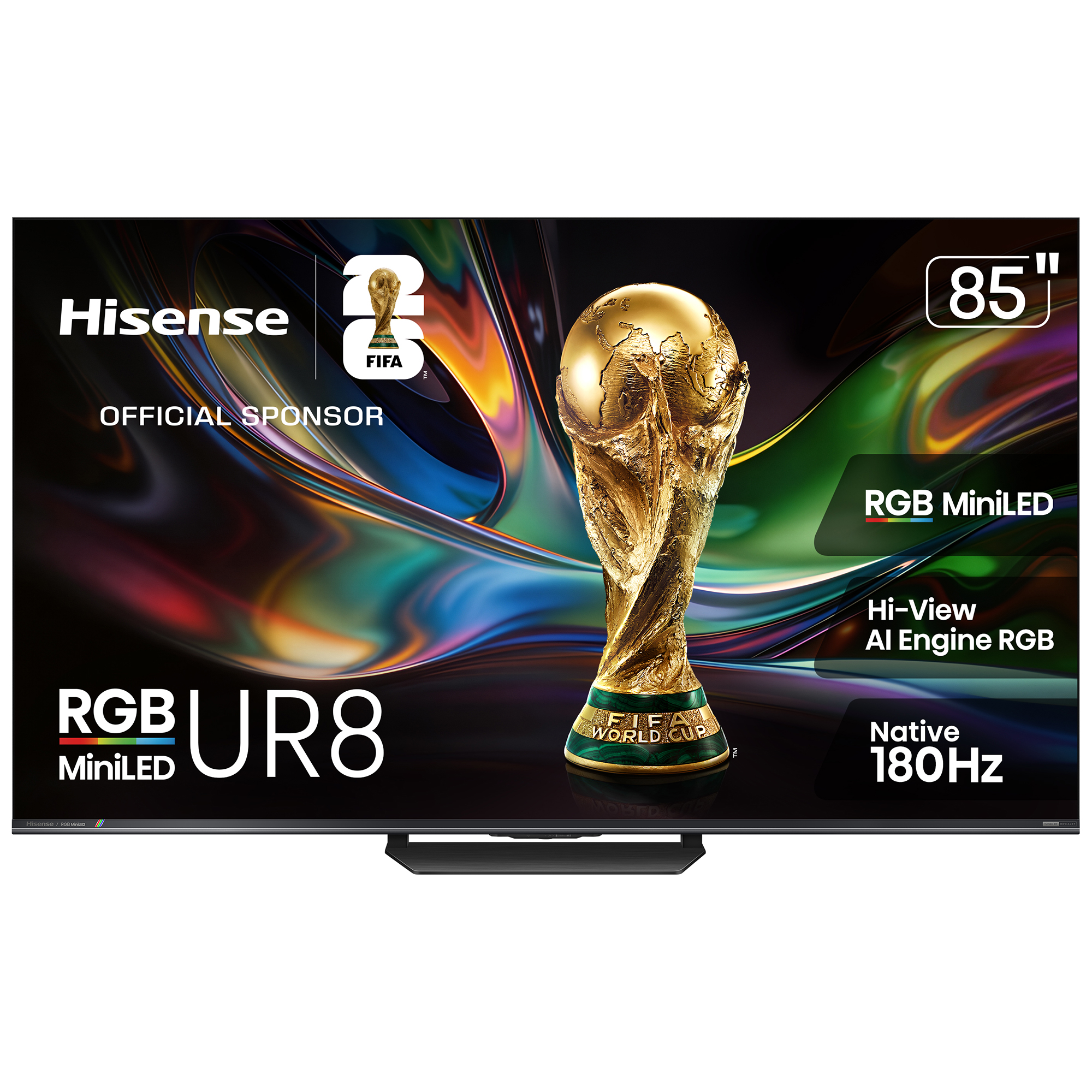 Hisense - 85" Class UR8 Series RGB Mini-LED 4K UHD Smart Google TV, 85 Inch TVs | 85UR8SG | P.C. Richard & Son