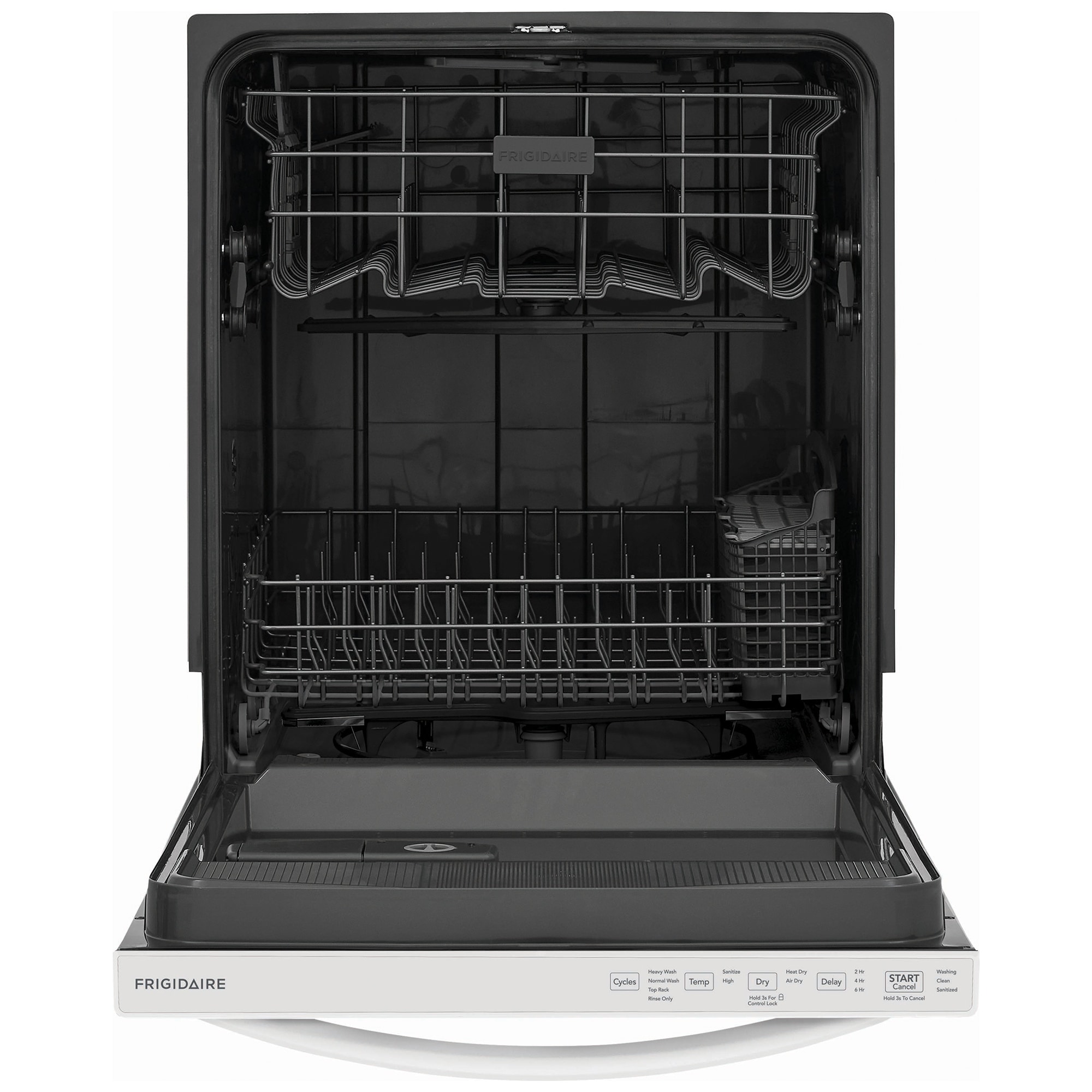 Frigidaire 24 in. Top Control Dishwasher with 52 dBa Sound Level & MaxDry - White, White, hires