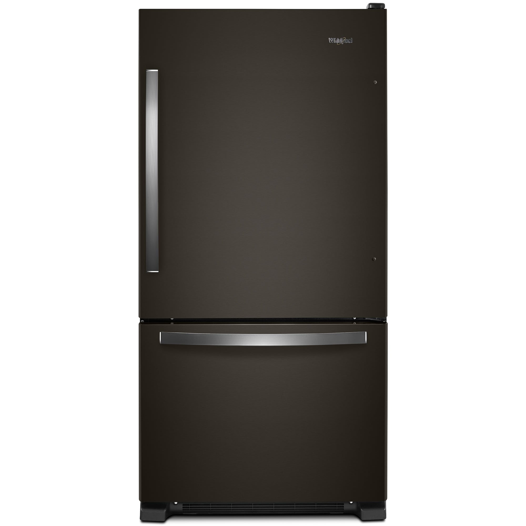 Whirlpool 33 in. 22.1 cu. ft. Bottom Freezer Refrigerator with Ice Maker - Black Stainless, Black Stainless, hires