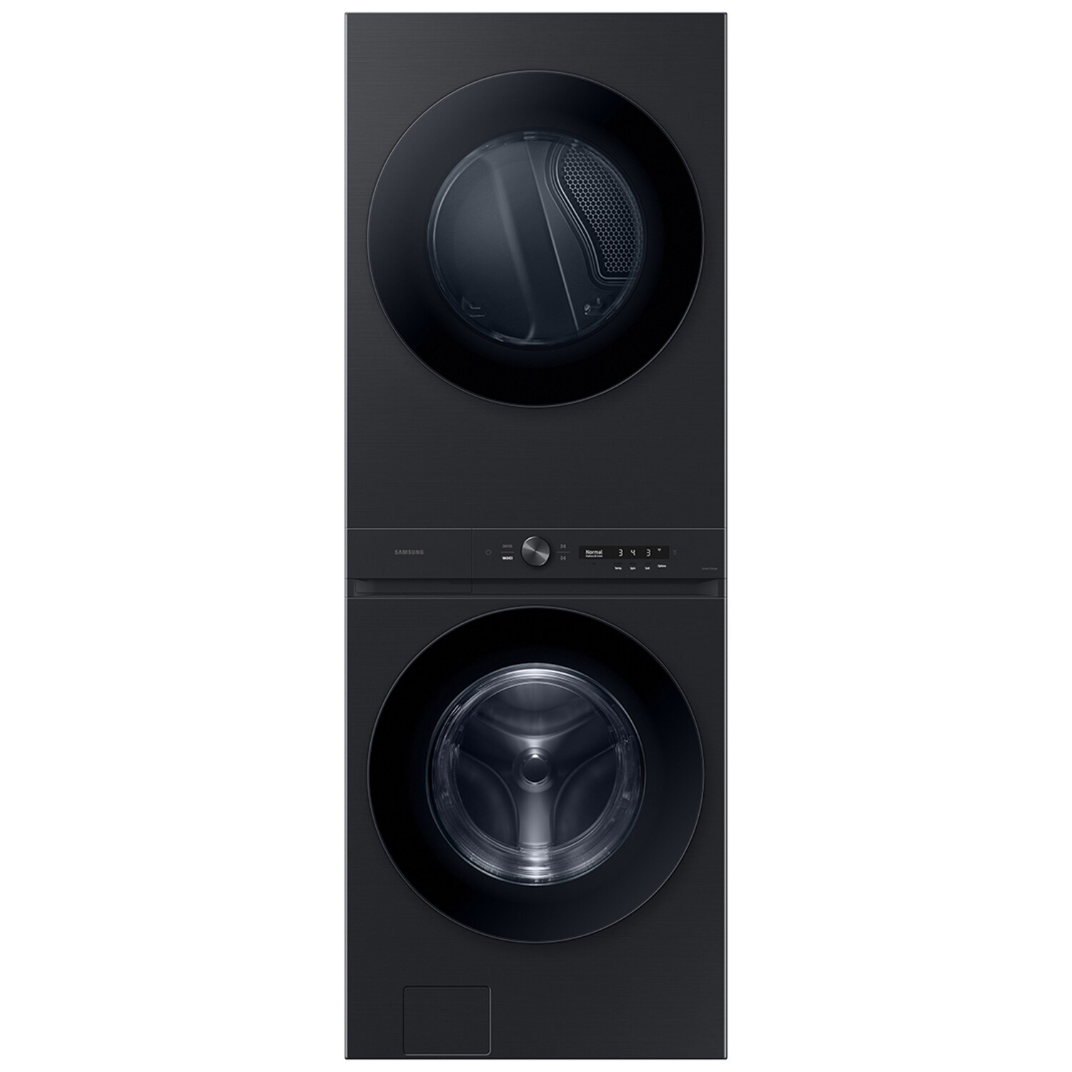 Samsung Bespoke 27 in. 4.6 cu. ft. Smart Electric Front Load Laundry Center with AI OptiWash, Sensor Dry, Sanitize & Steam Cycle - Brushed Black, , hires