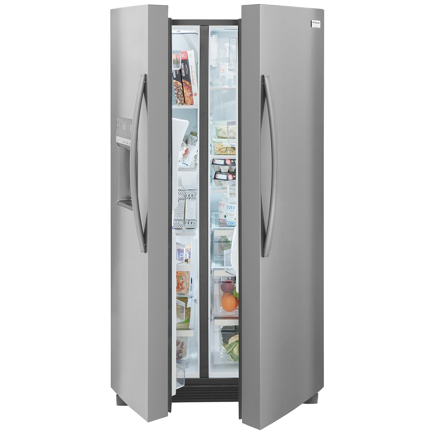 Frigidaire Gallery 36 in. 22.3 cu. ft. Counter Depth Side by Side Refrigerator with Ice & Water Dispenser - Stainless Steel, Stainless Steel, hires