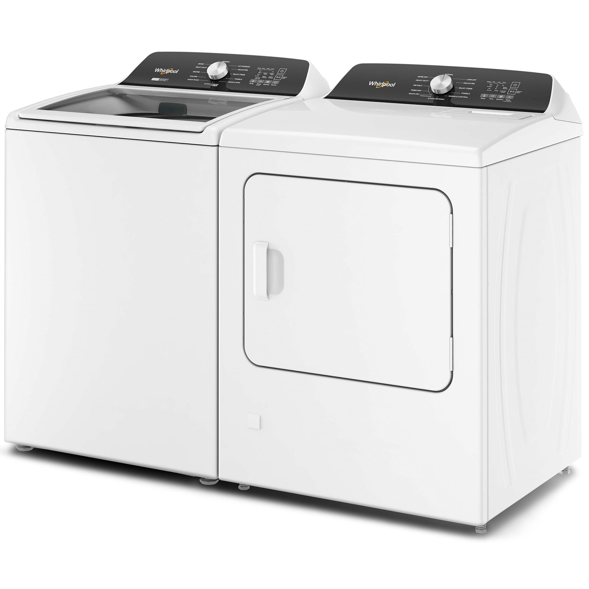 Whirlpool 29 in. 7.0 cu. ft. Gas Dryer with Moisture Sensing Dryer & Steam Cycle - White, , hires